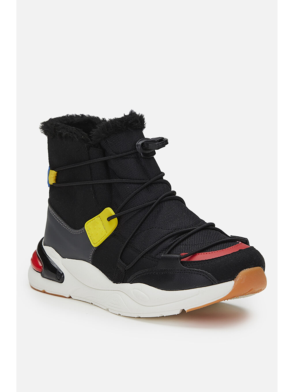 Pablo Kürklü Erkek Çocuk  Okul Öncesi Siyah Bot-1