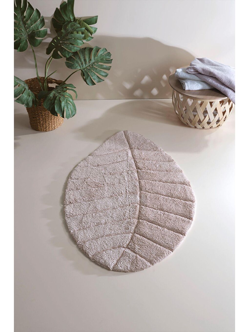 Pamuk Banyo Paspası Tropic Bej 70x110