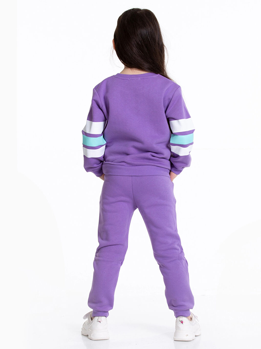 Lila Dream Baskılı Kız Bebek Takım 54327-4