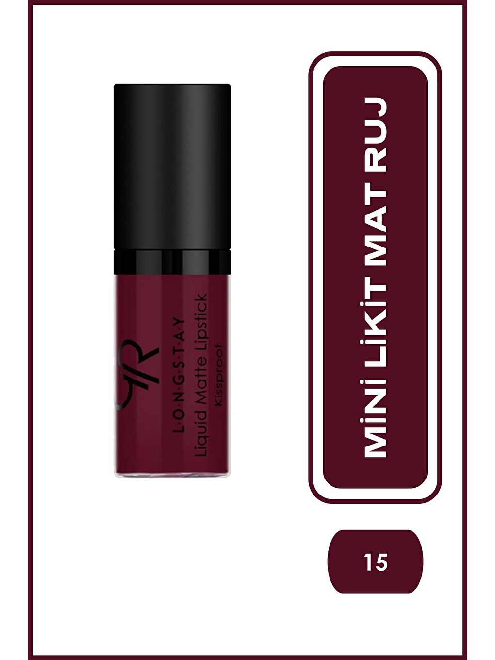 Likit Mini Mat Ruj - Longstay Liquid Matte Lipstick No: 15 8691190870157