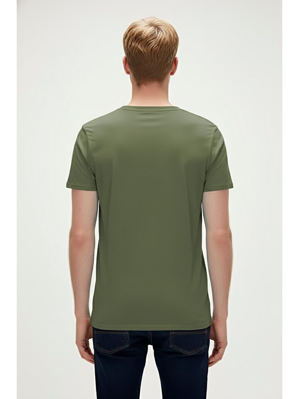 Art Of Journey Soluk Yeşil Erkek Baskılı Tişört-2