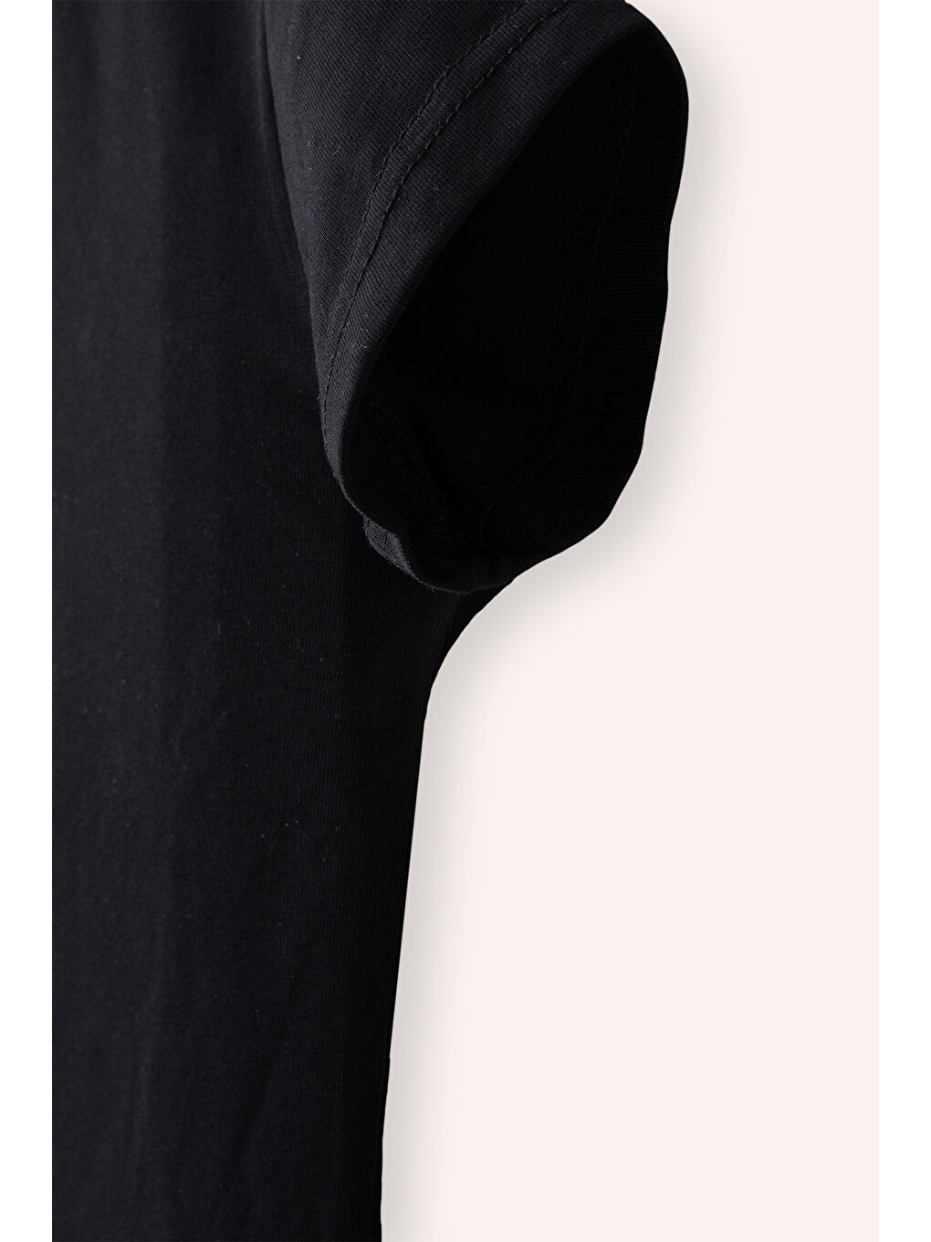 Siyah Kız Çocuk T-Shirt Pembe-1