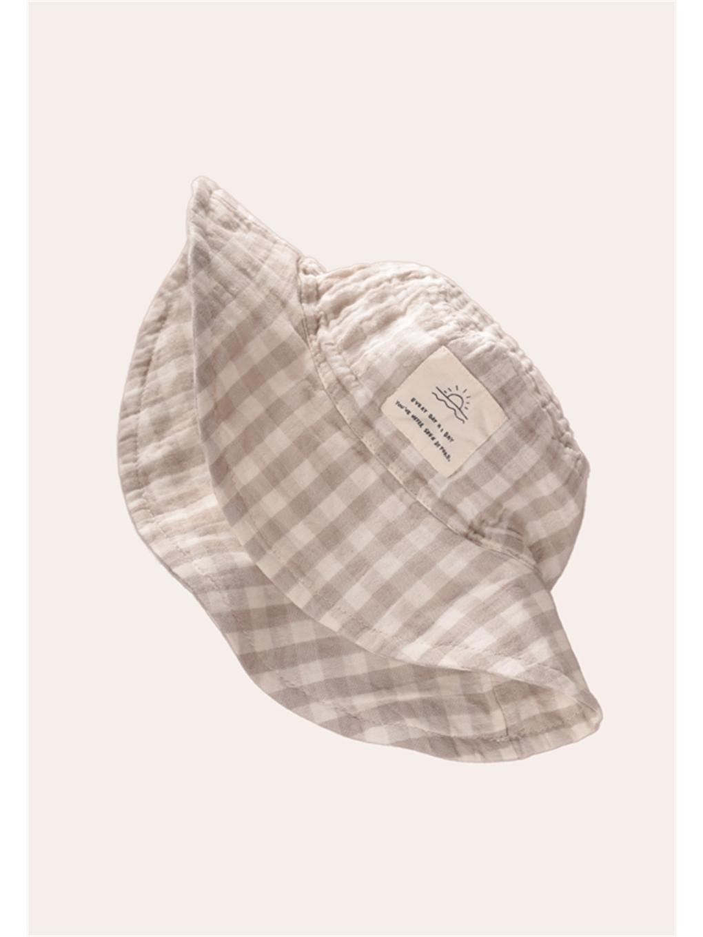 Bej Müslin Bucket Şapka 2-8 Yaş Vizon