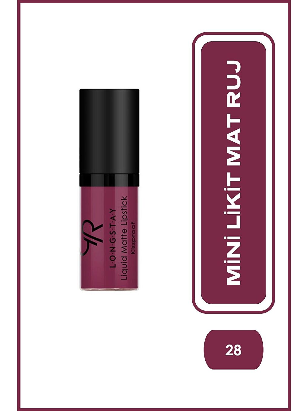 Longstay Liquid Matte Lipstick Mini - No 28