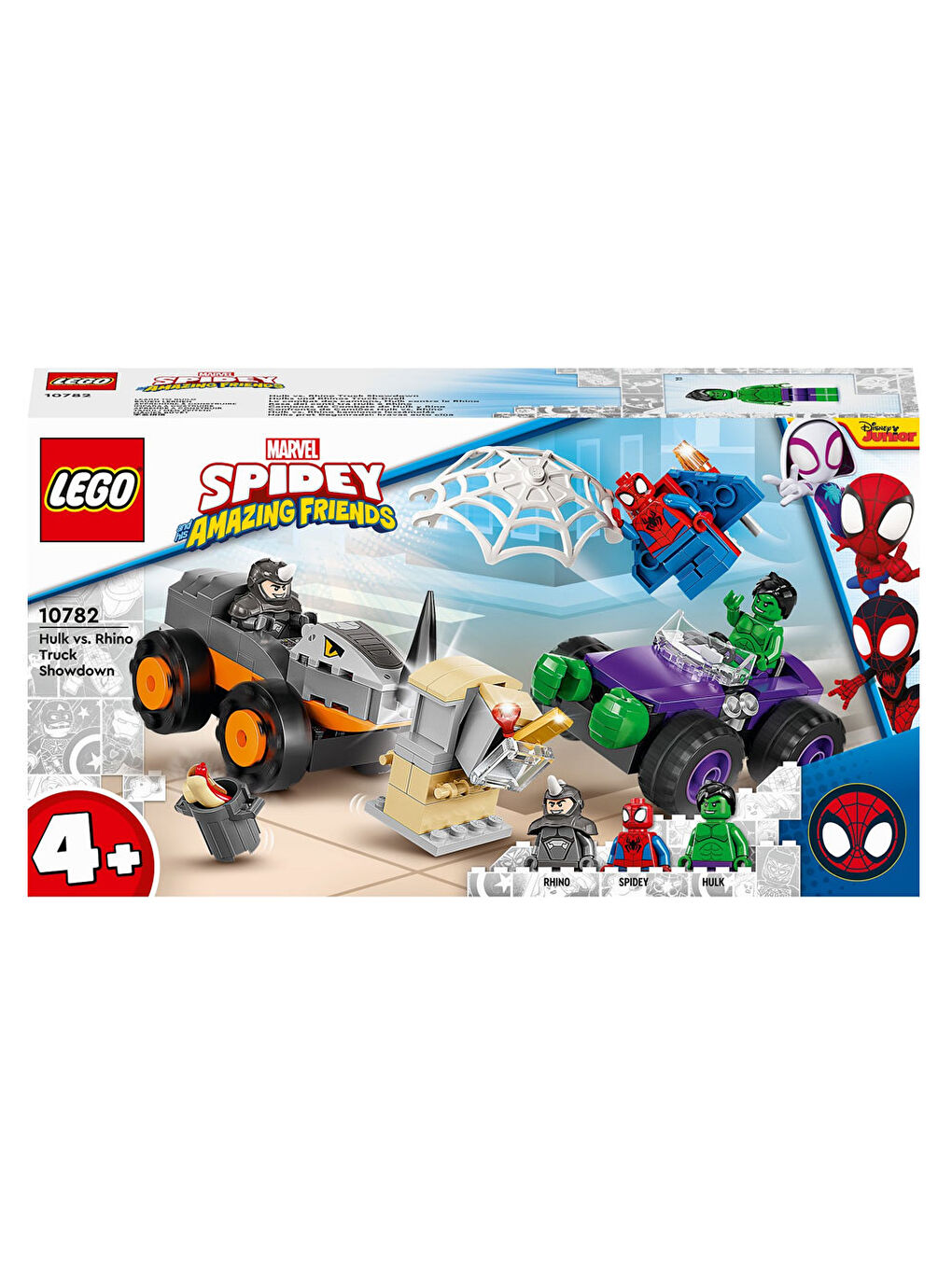 Lego Renksiz Marvel Spidey ve Arkadaşları Gergedan Kamyona Karşı 10782 - 5