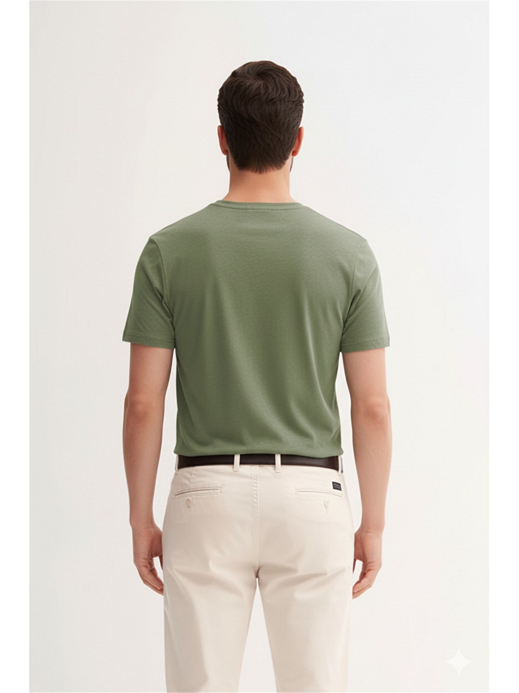 Bear Said Soluk Yeşil Erkek Baskılı Tişört-2