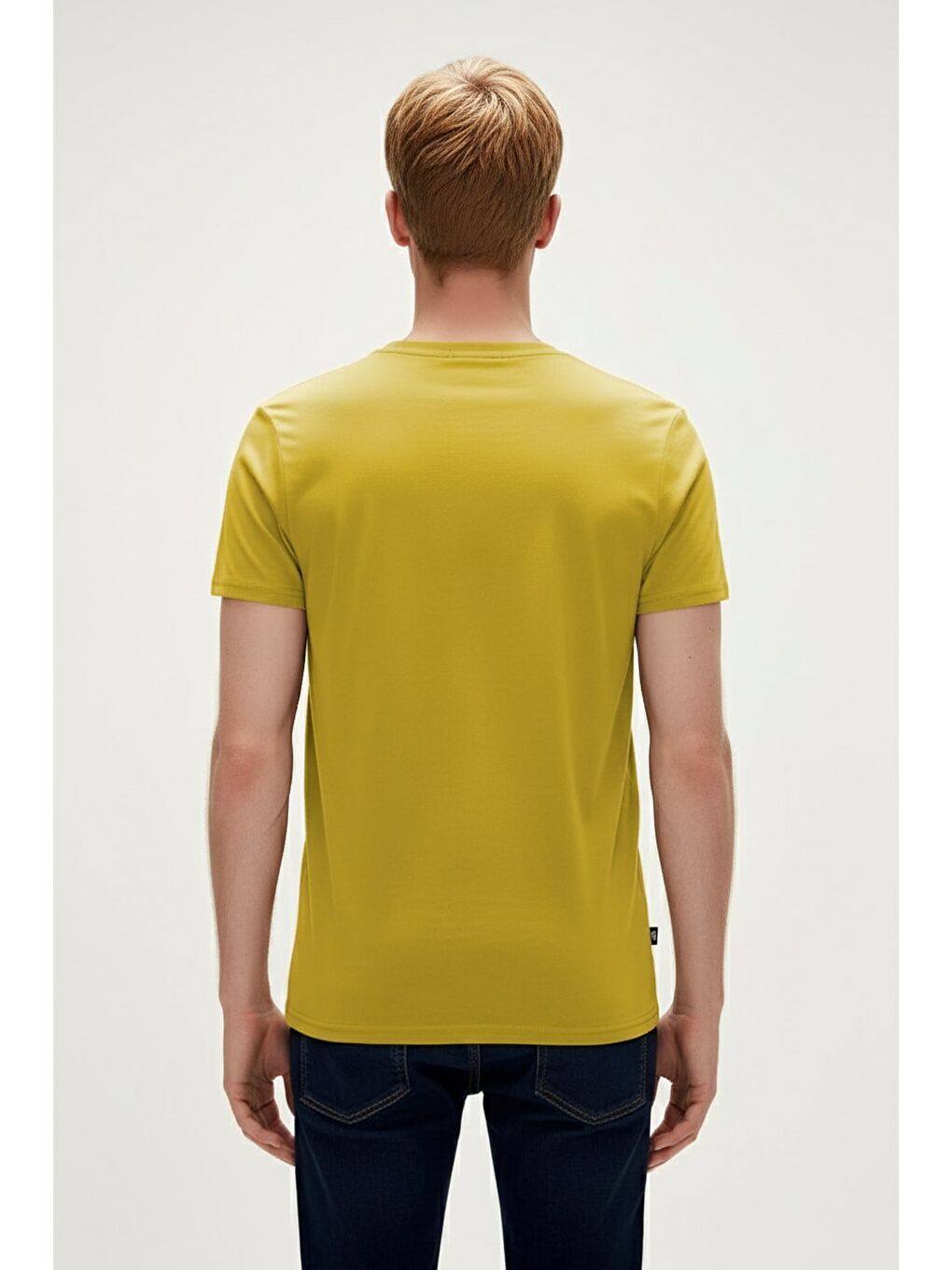 Fish Dream Sarı Erkek Baskılı Tişört-2