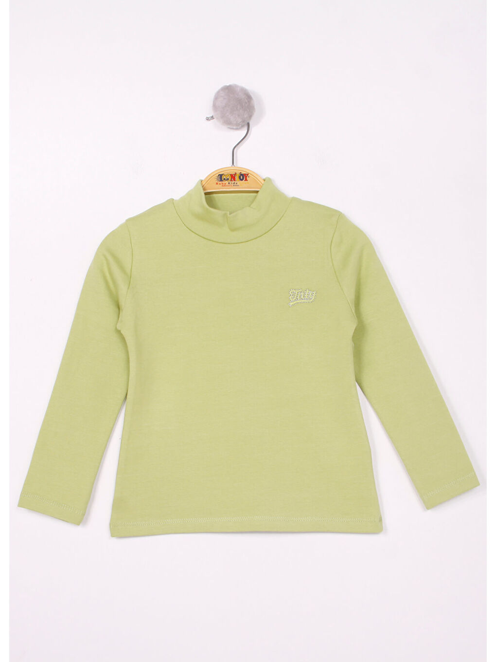 Toontoykids Yeşil Kız Çocuk Nakışlı Sweatshirt