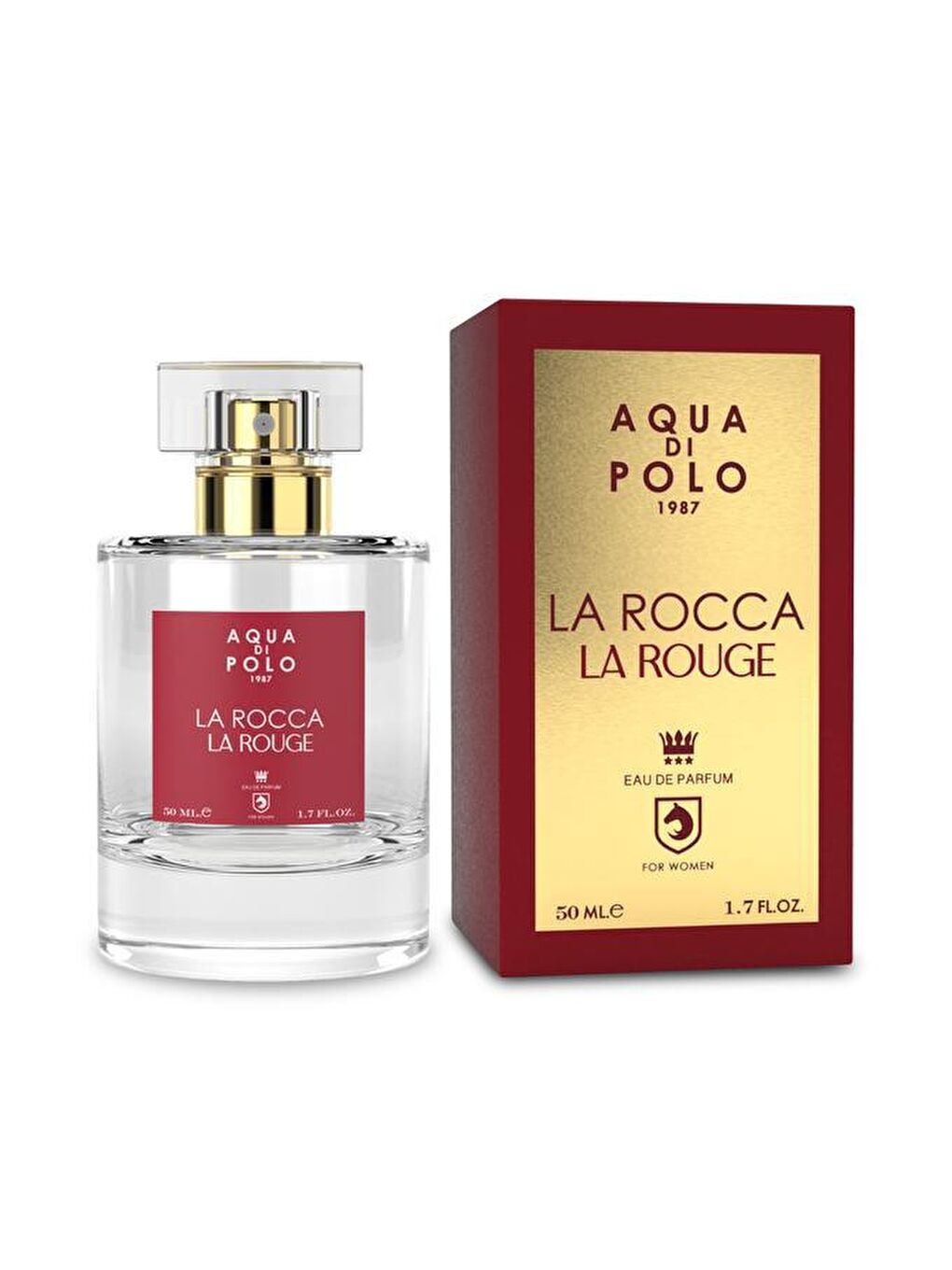 Aqua Di Polo 1987 Kırmızı La Rocca La Rouge EDP 50 ml Kadın Parfüm APCN000706 - 1