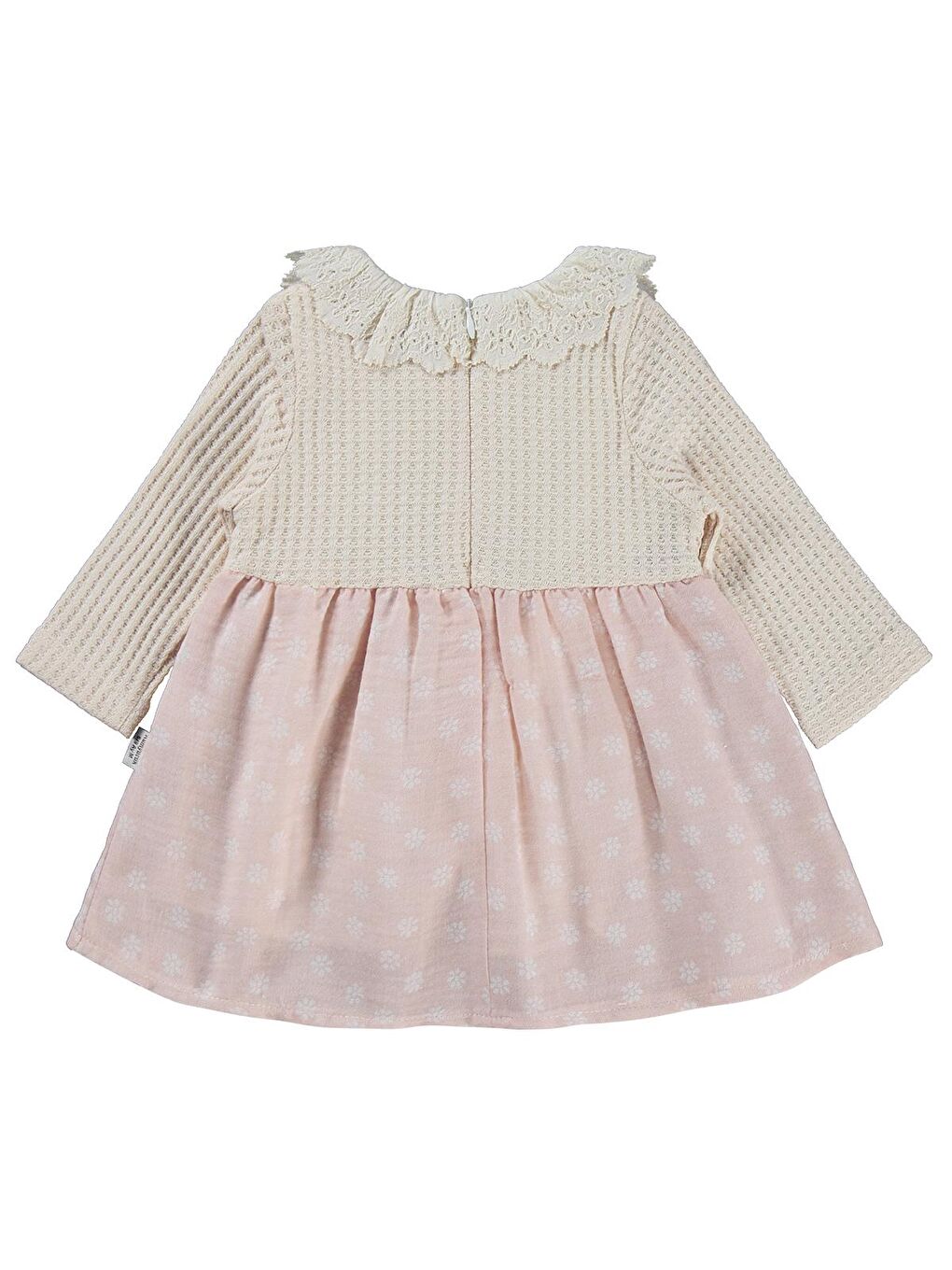 Lüks Süs Bolerolu Bandanalı 6-18 Ay Elbise - Pembe 18-24 Ay-1