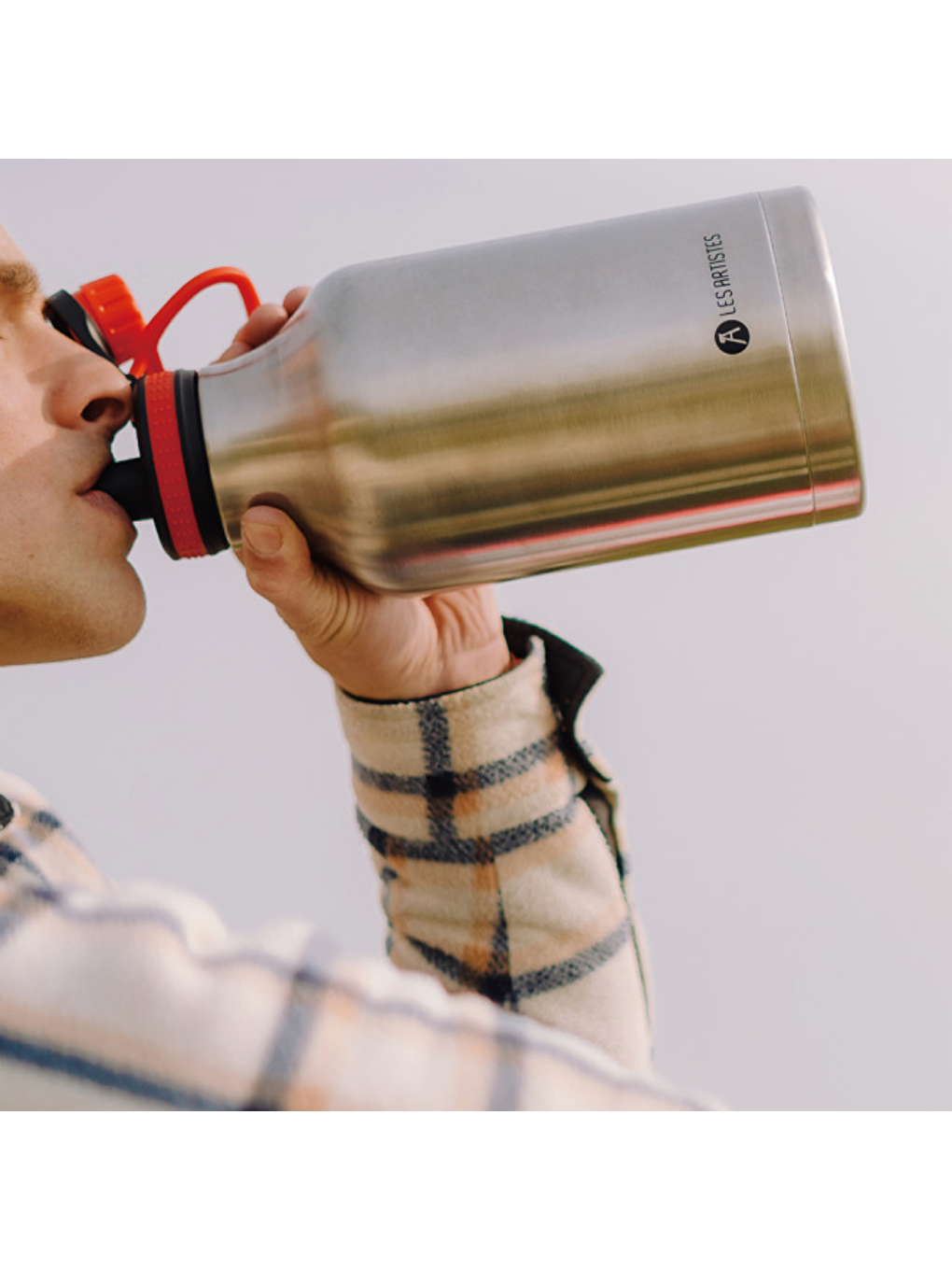 Siyah Isı Yalıtımlı XL Inox Çelik Termos 2000ml Black-3