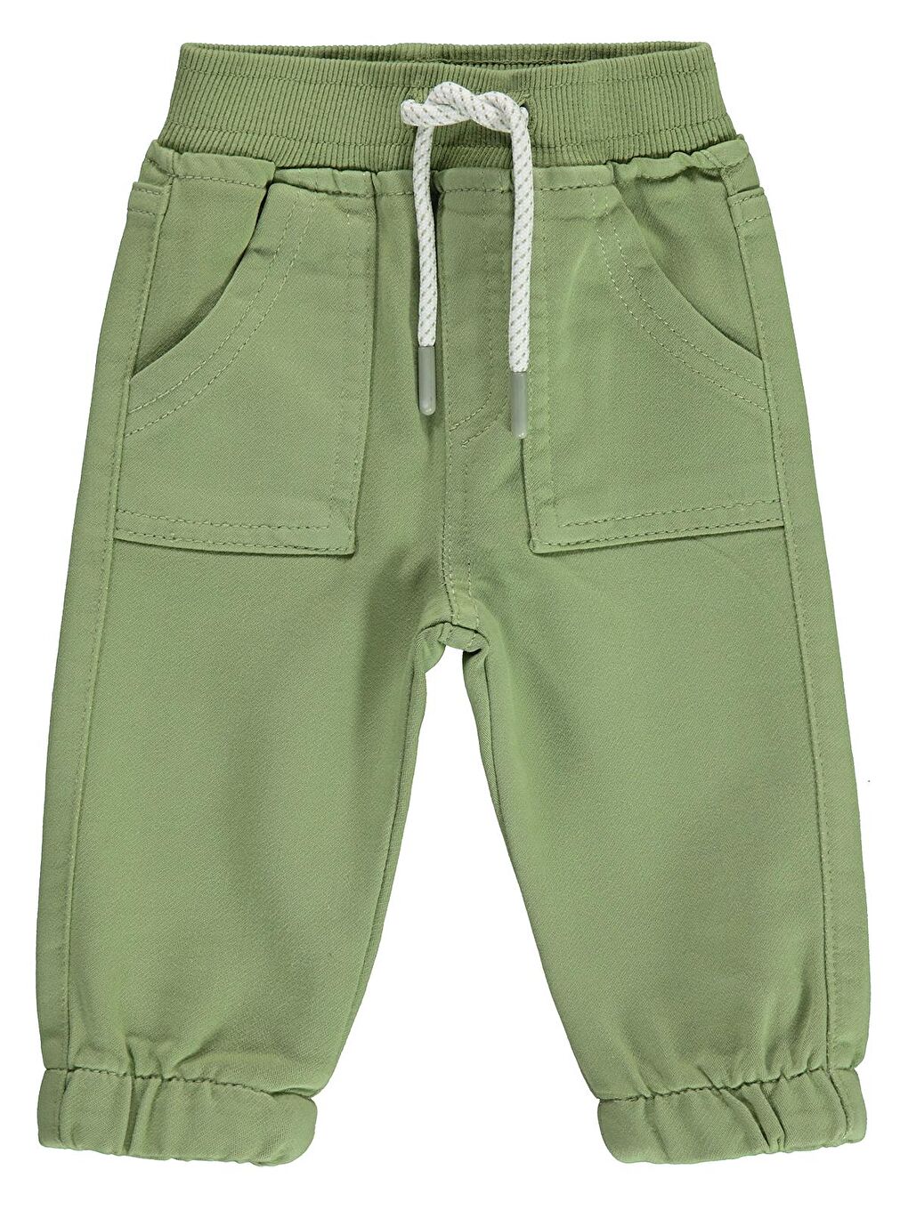 Baby Erkek Bebek Pantolon 6-18 Ay Haki