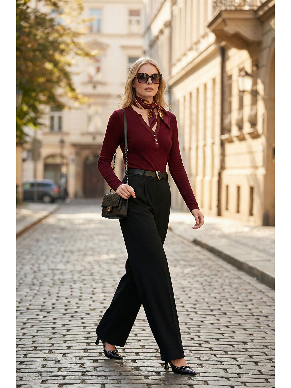 Siyah Regular Fit Normal Bel Düz Paça Kadın Pantolon 6923875