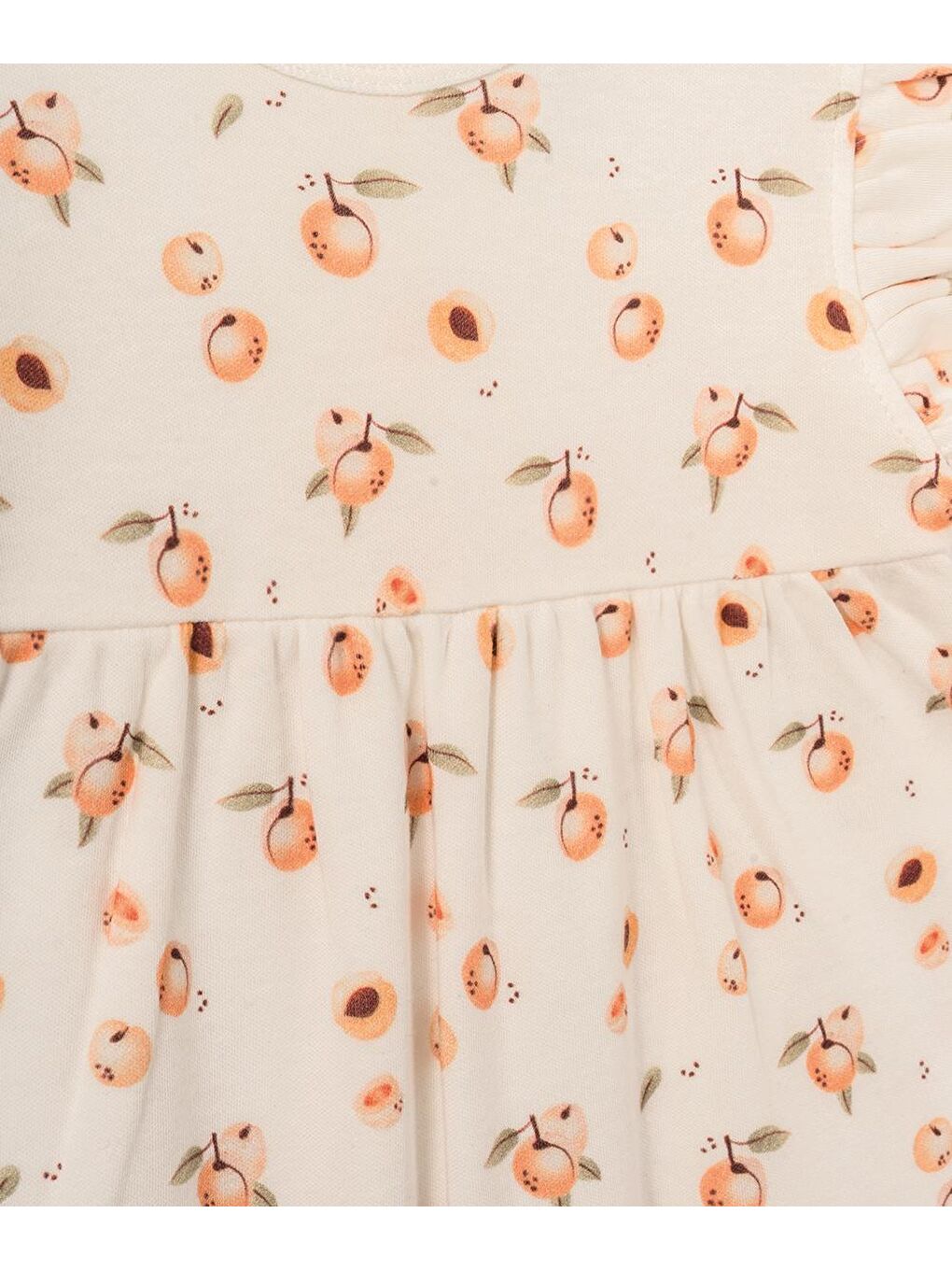 Ekru Apricot Fırfırlı Atlet Tulum-2