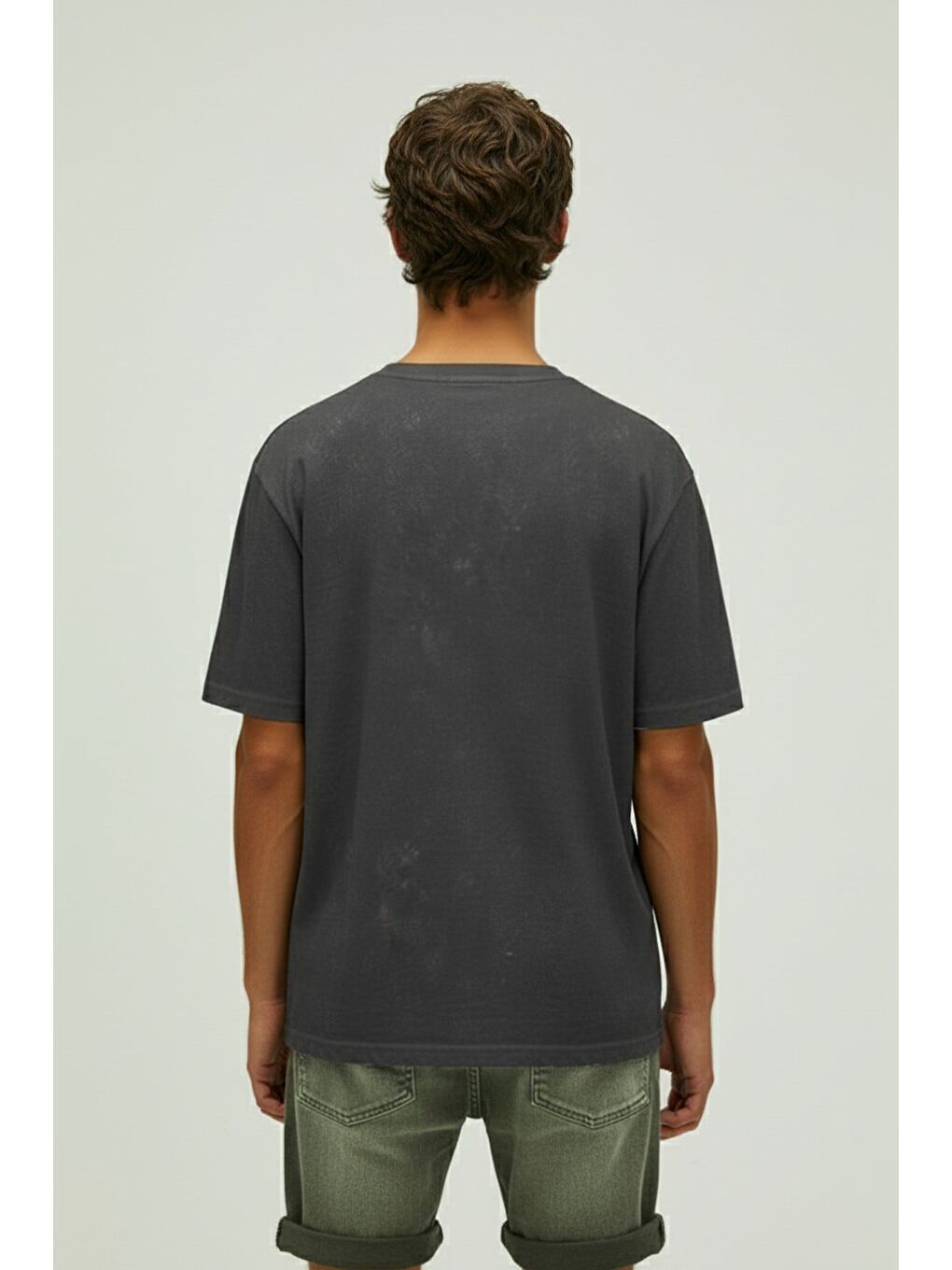 Gri Made For Asfalt Erkek Baskılı Tişört-2