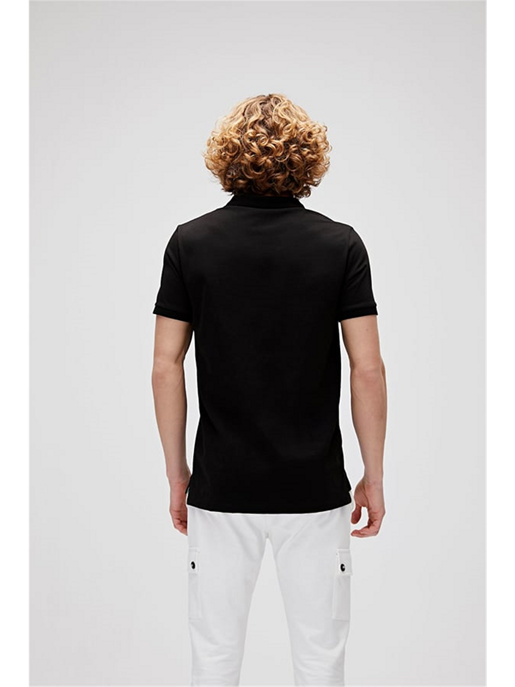 Rixon Siyah Polo Yaka Erkek Tişört-2