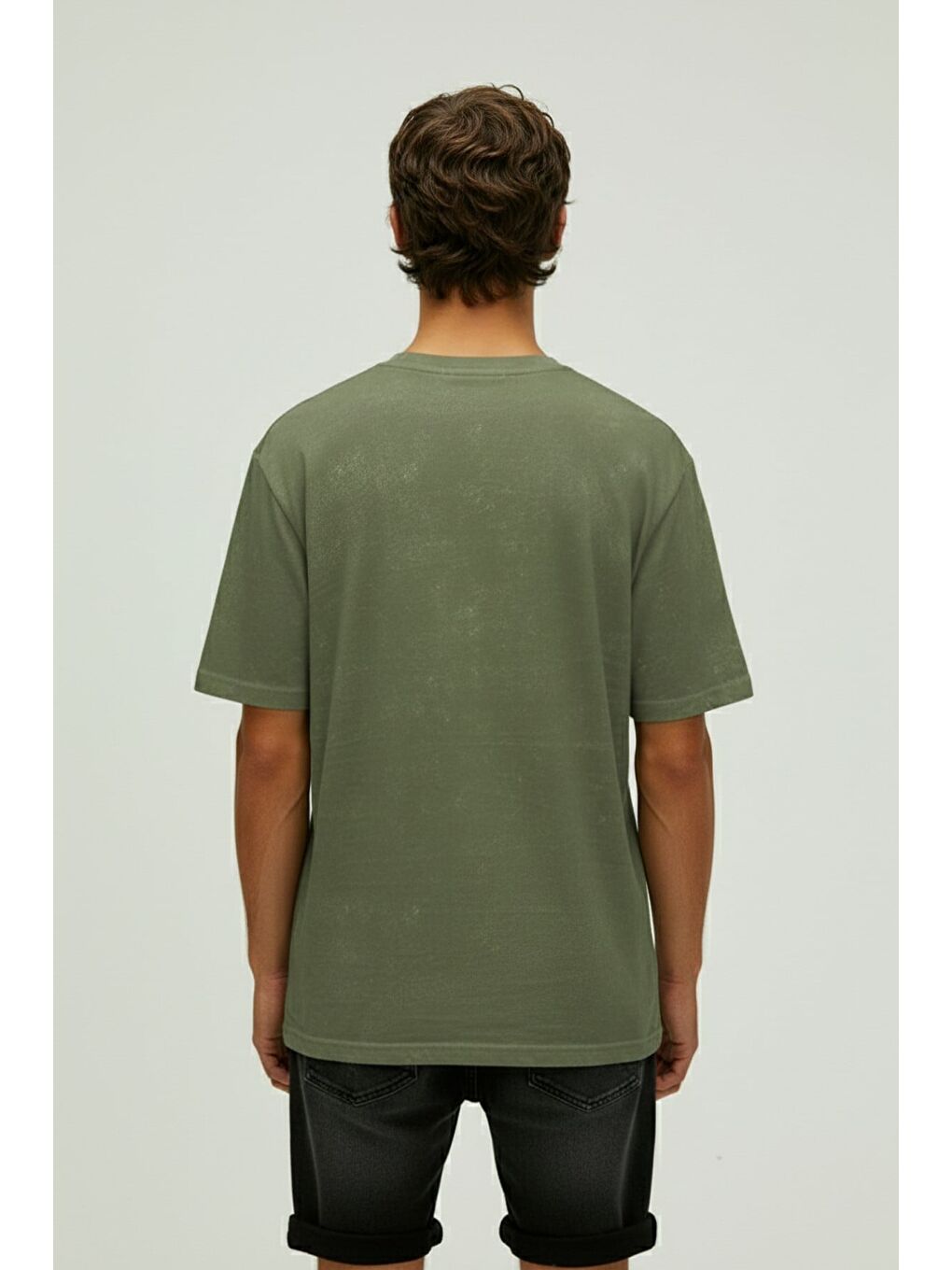 Made For Soluk Yeşil Erkek Baskılı Tişört-3