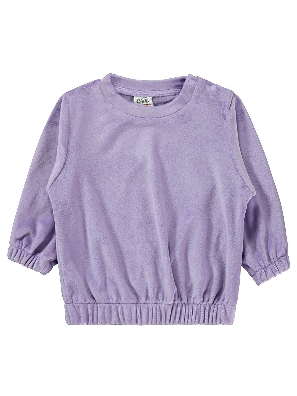 Civil Lila Kız Bebek Sweatshirt 6-18 Ay Lila