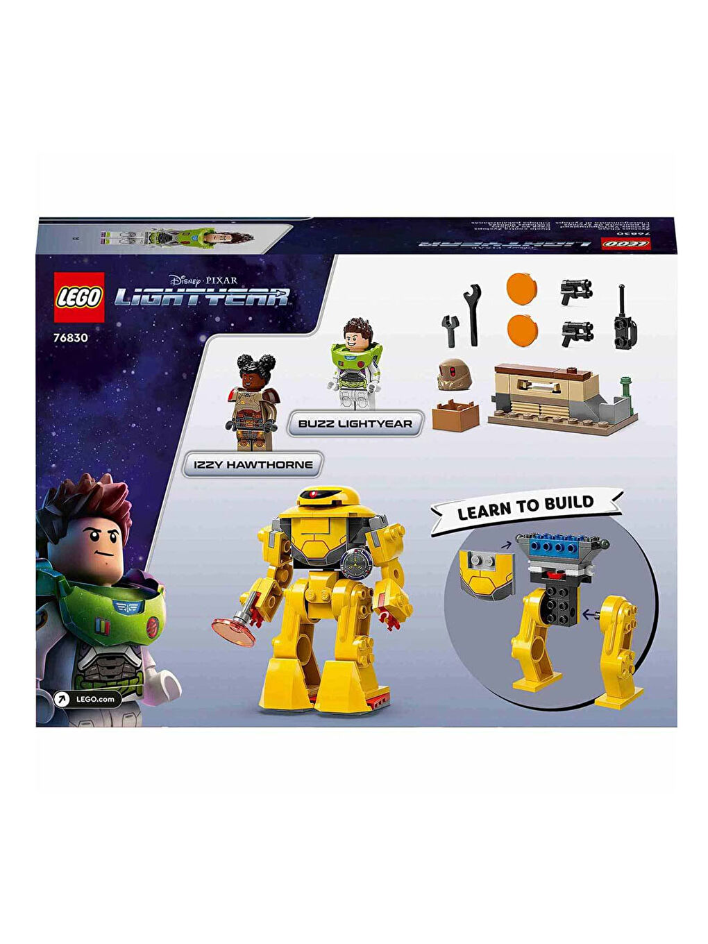 Lego Renksiz Disney ve Pixar Lightyear Zyclops Takibi Yapım Seti 76830 - 2