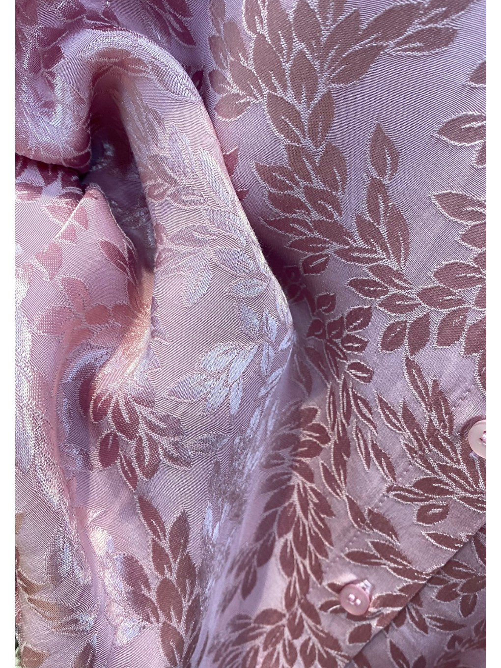 Pembe İç Göstermeyen Jakarlı Oversize Uzun Kadın Gömlek-3