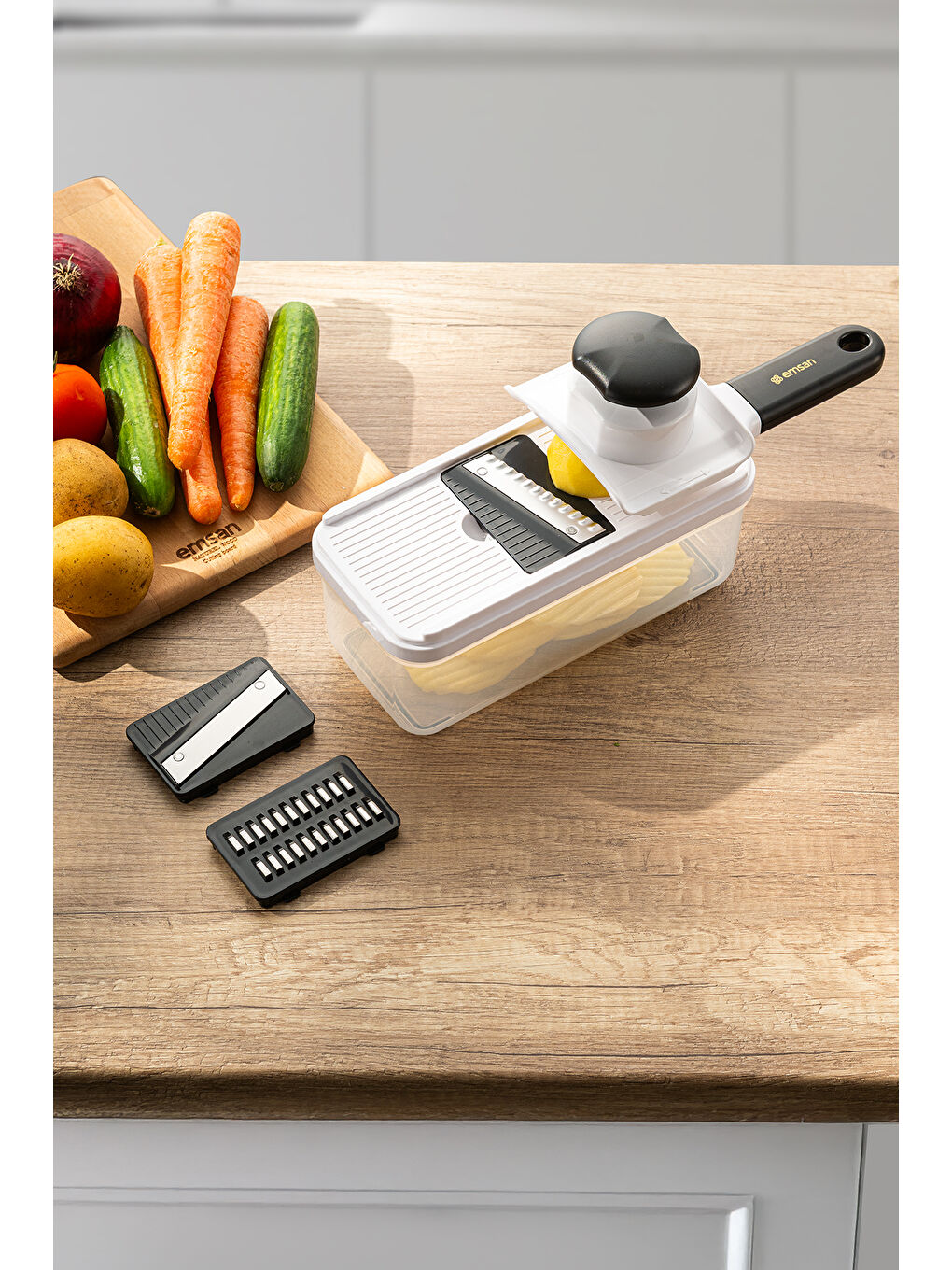 Beyaz Smart Hazneli Dilimleyici 3 Parça-1