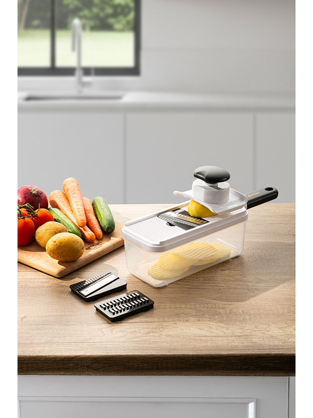 Beyaz Smart Hazneli Dilimleyici 3 Parça-3