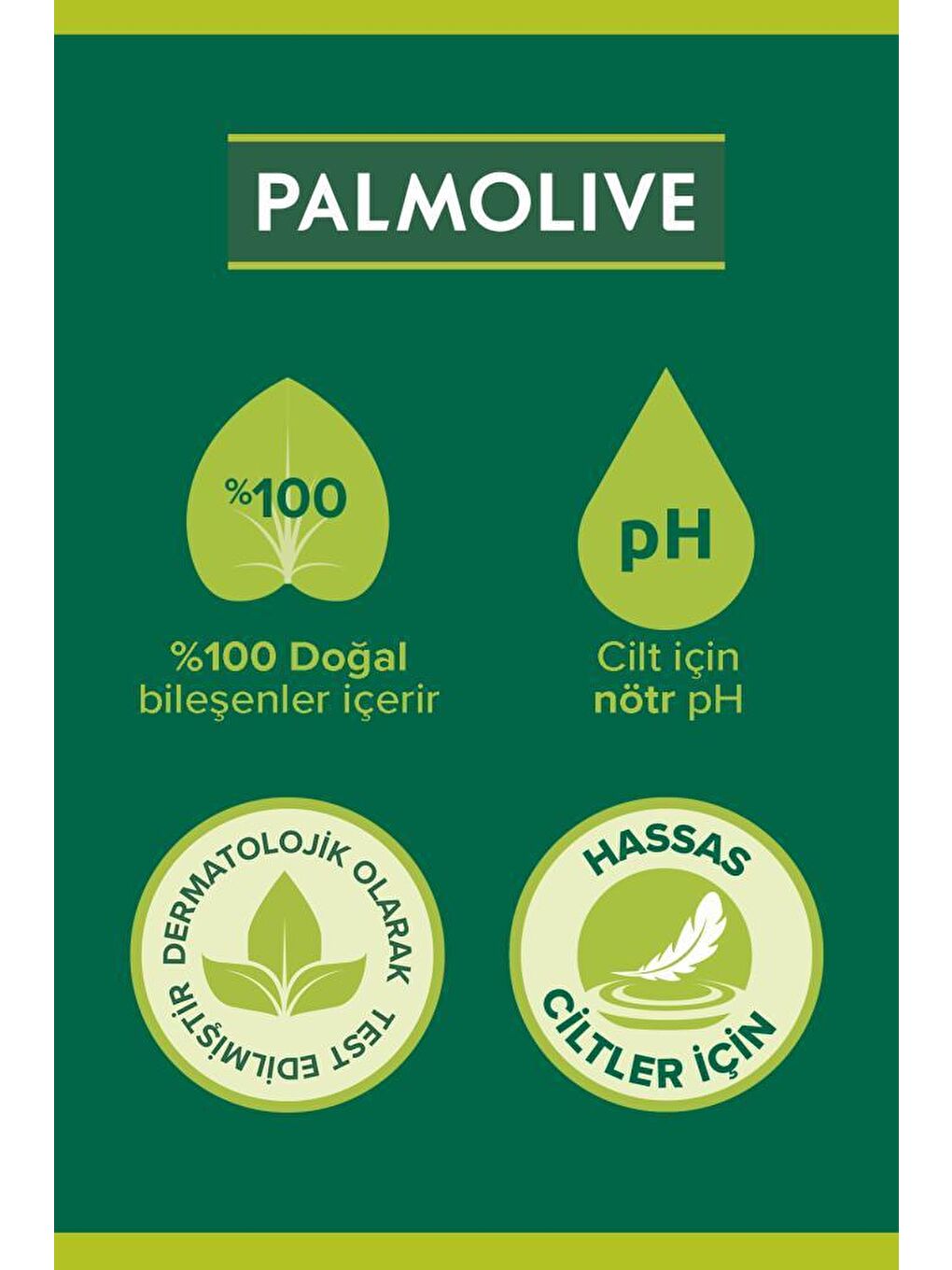 Palmolive Beyaz Naturals Hassas Ciltler İçin Badem ve Yoğun Nemlendirici Zeytin Özü Duş Jeli 500 ml x4Adet - 4