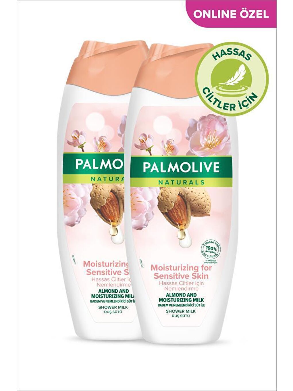 Palmolive Beyaz Naturals Badem ve Nemlendirici Süt İle Hassas Ciltler İçin Duş Jeli 500 ml x2 Adet - 7