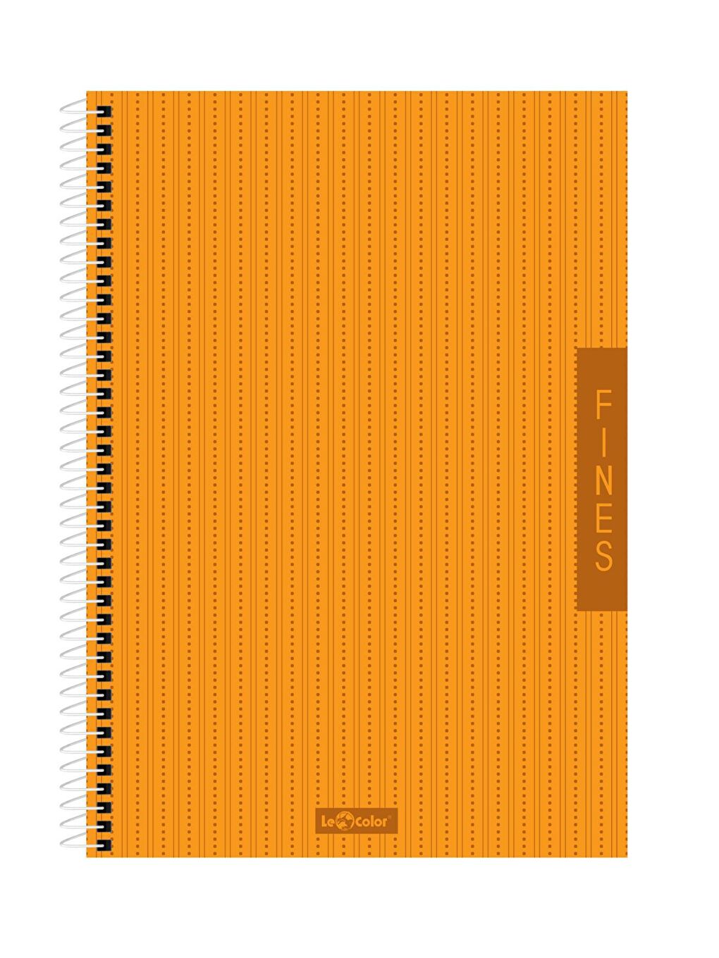 Fines Ofis Defter A4 Spiralli Kareli Turuncu