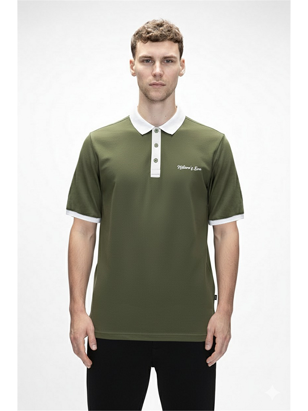 Awake Soluk Yeşil Polo Yaka Erkek Tişört