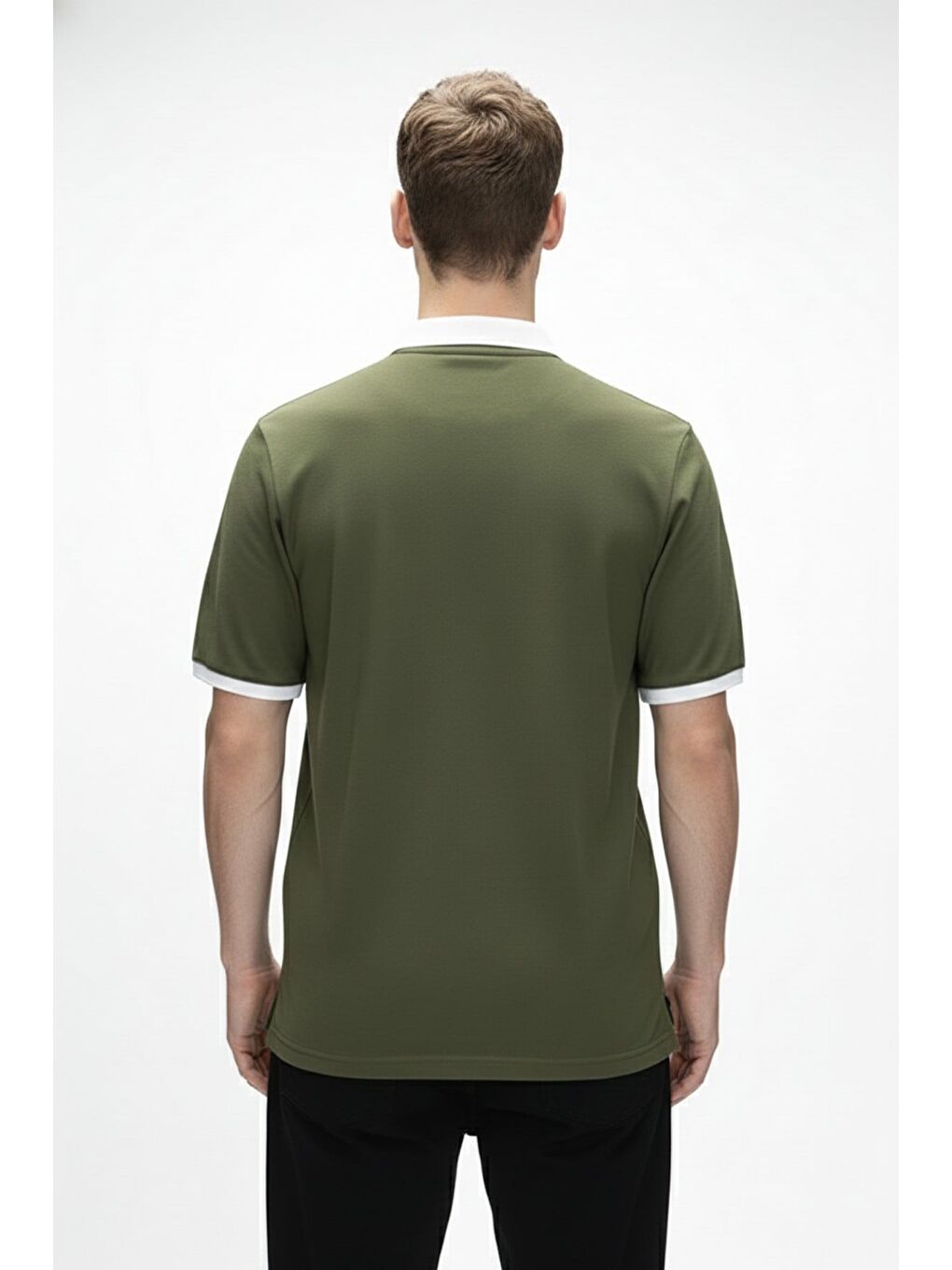Awake Soluk Yeşil Polo Yaka Erkek Tişört-2