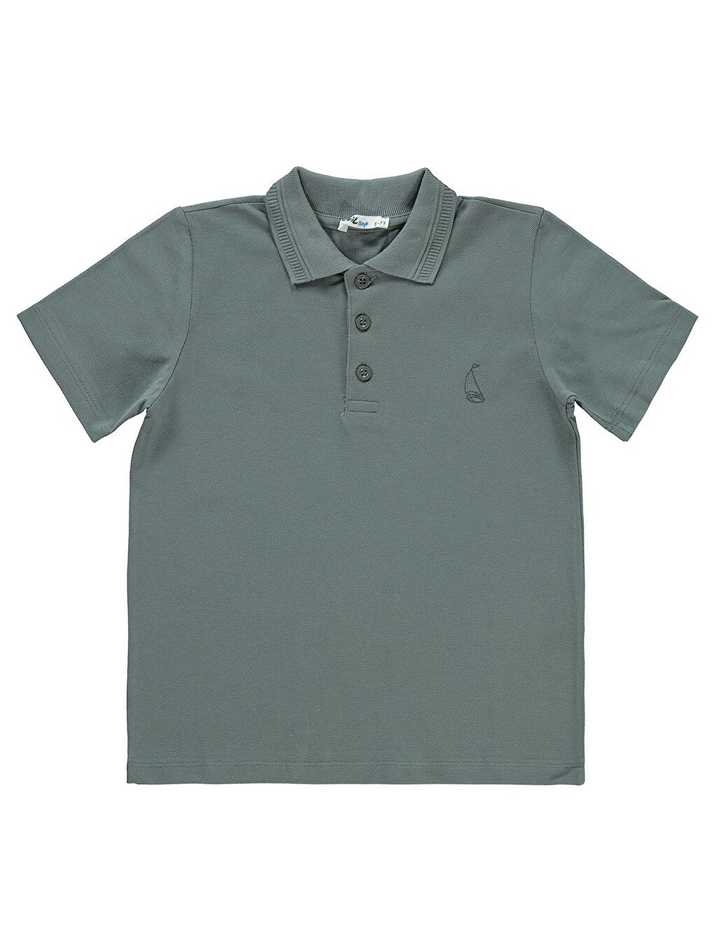 Boys Erkek Çocuk Tişört 6-9 Yaş Gri