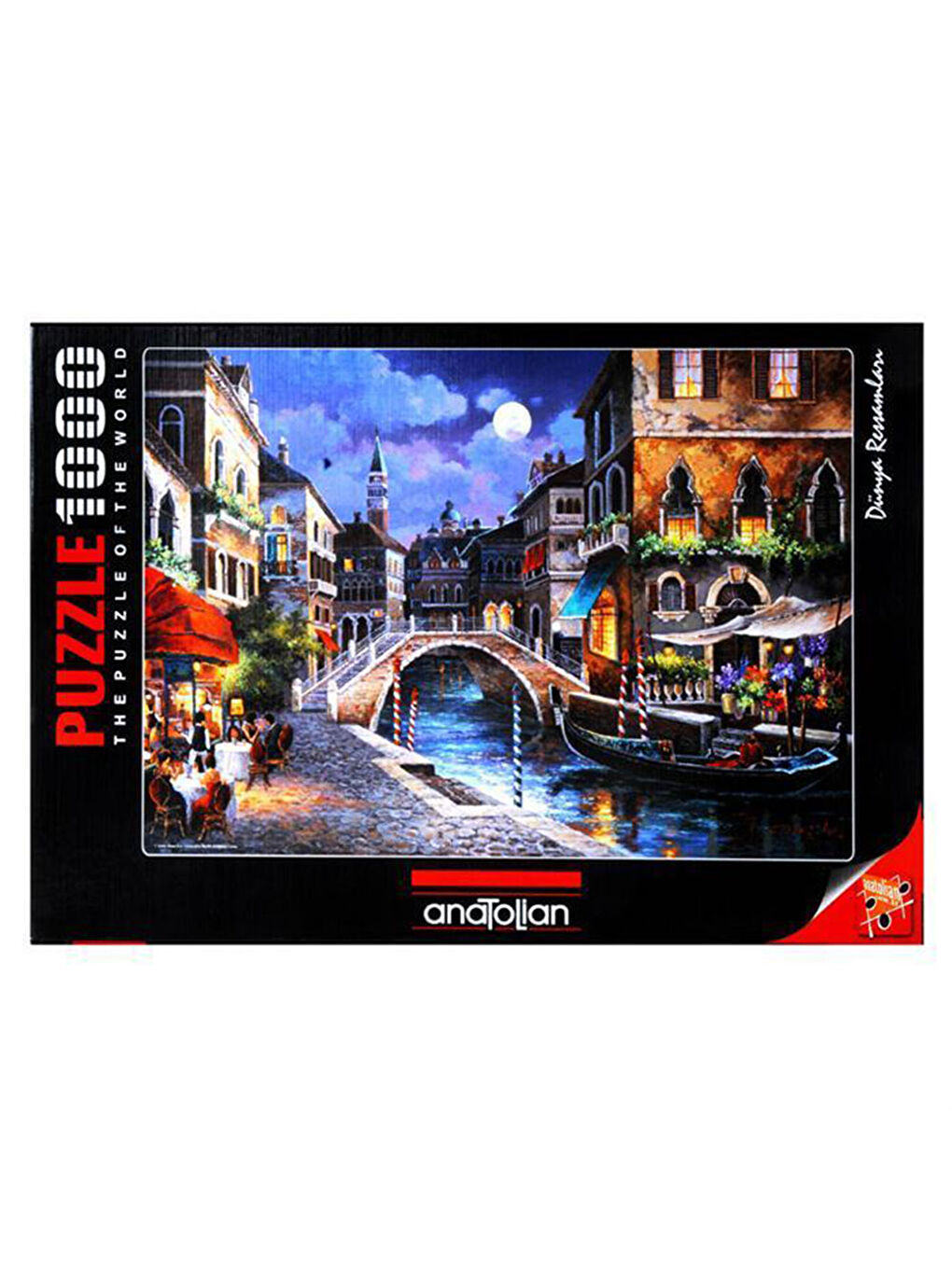 Anatolian Renksiz Puzzle 1000 Parça Venedik Sokakları 3087