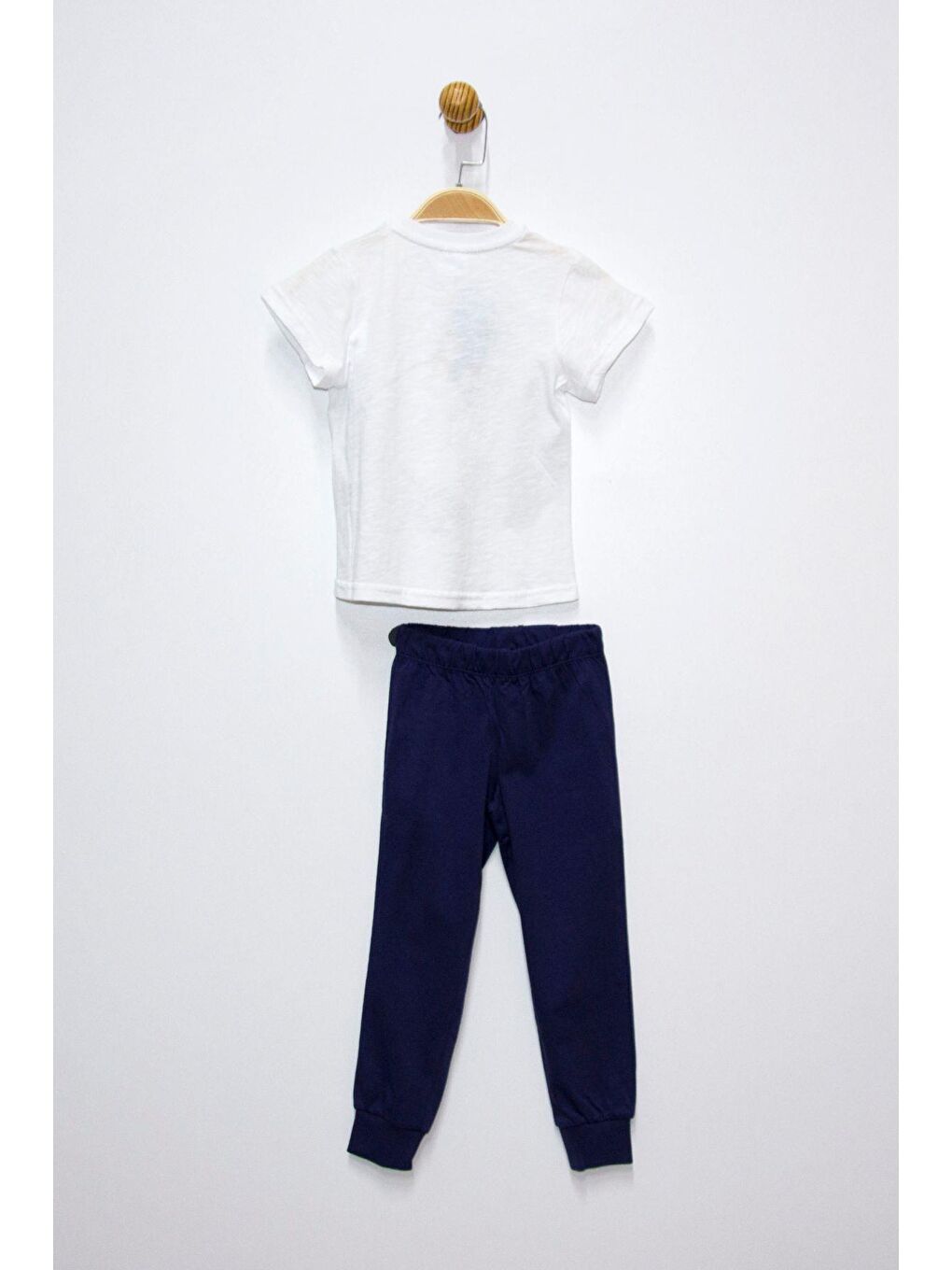 Beyaz Minnie Mouse Lisanslı Kız Çocuk 2'li Takım 21403-1