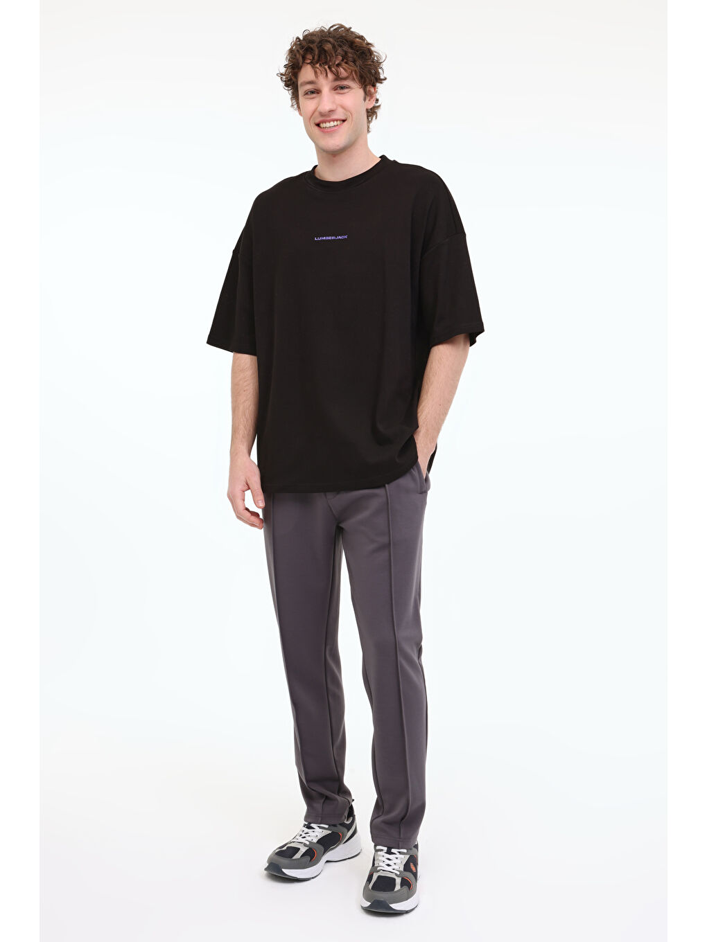 ML FRANCO 11FF18 5FX Siyah Erkek Kısa Kol T-Shirt-2