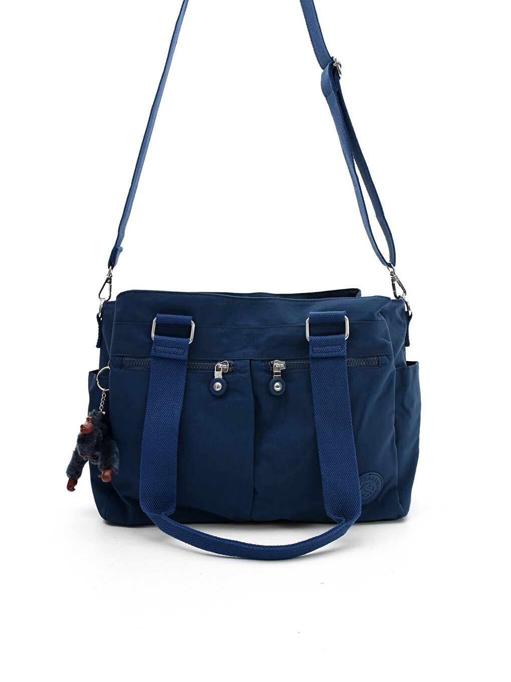 Lacivert Montello Çok Bölmeli Fonksiyonel Omuz ve Postacı Çantası BP-4858O