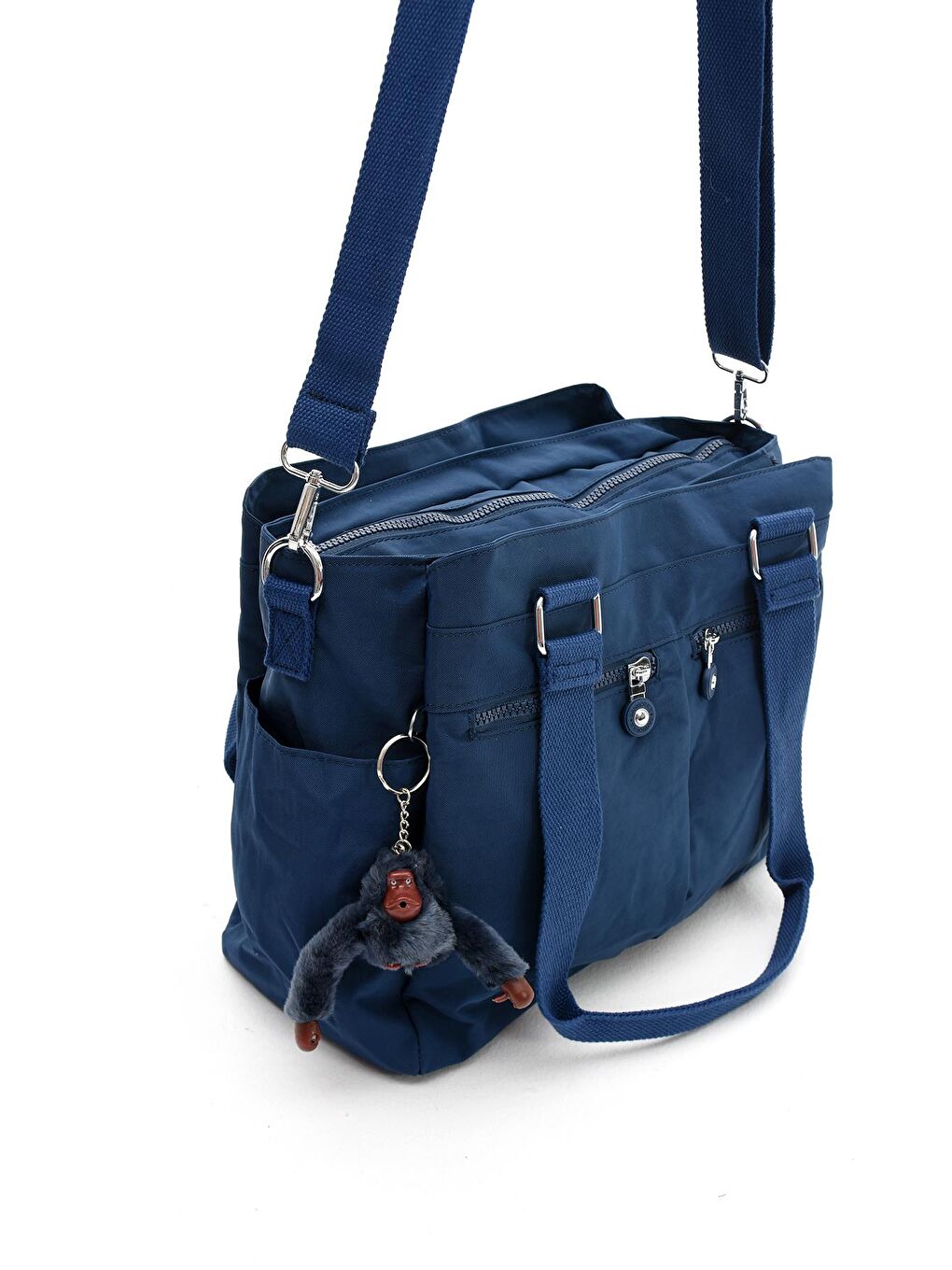 Lacivert Montello Çok Bölmeli Fonksiyonel Omuz ve Postacı Çantası BP-4858O-4