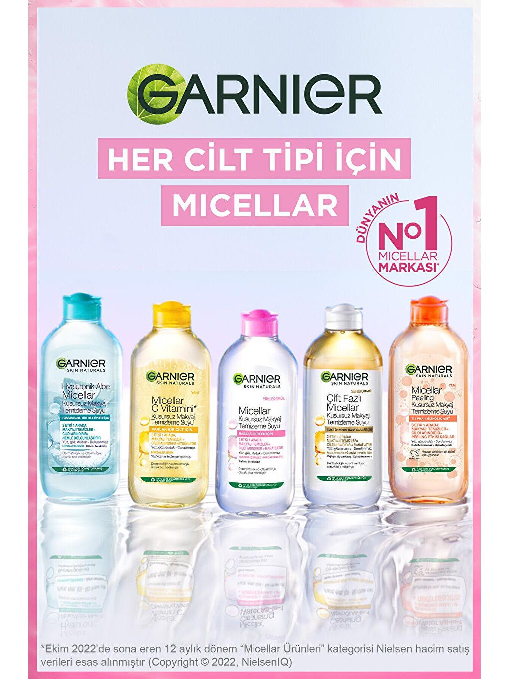 GARNIER Renksiz Micellar Kusursuz Makyaj Temizleme Suyu 400 ml x 2 Adet - 6