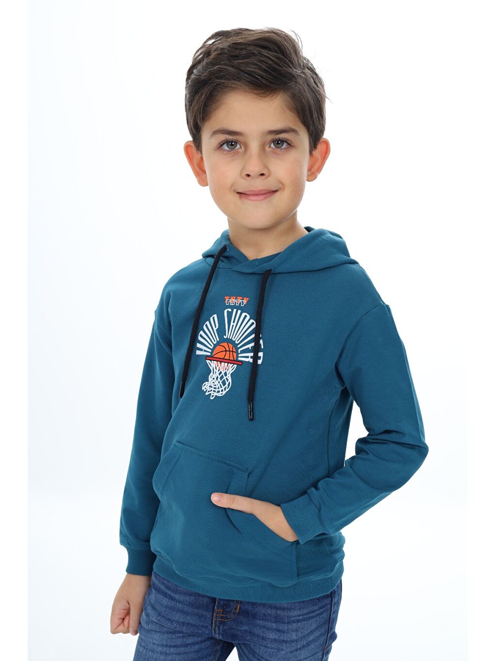 Toontoykids Petrol Erkek Çocuk Baskılı Sweatshirt - 2