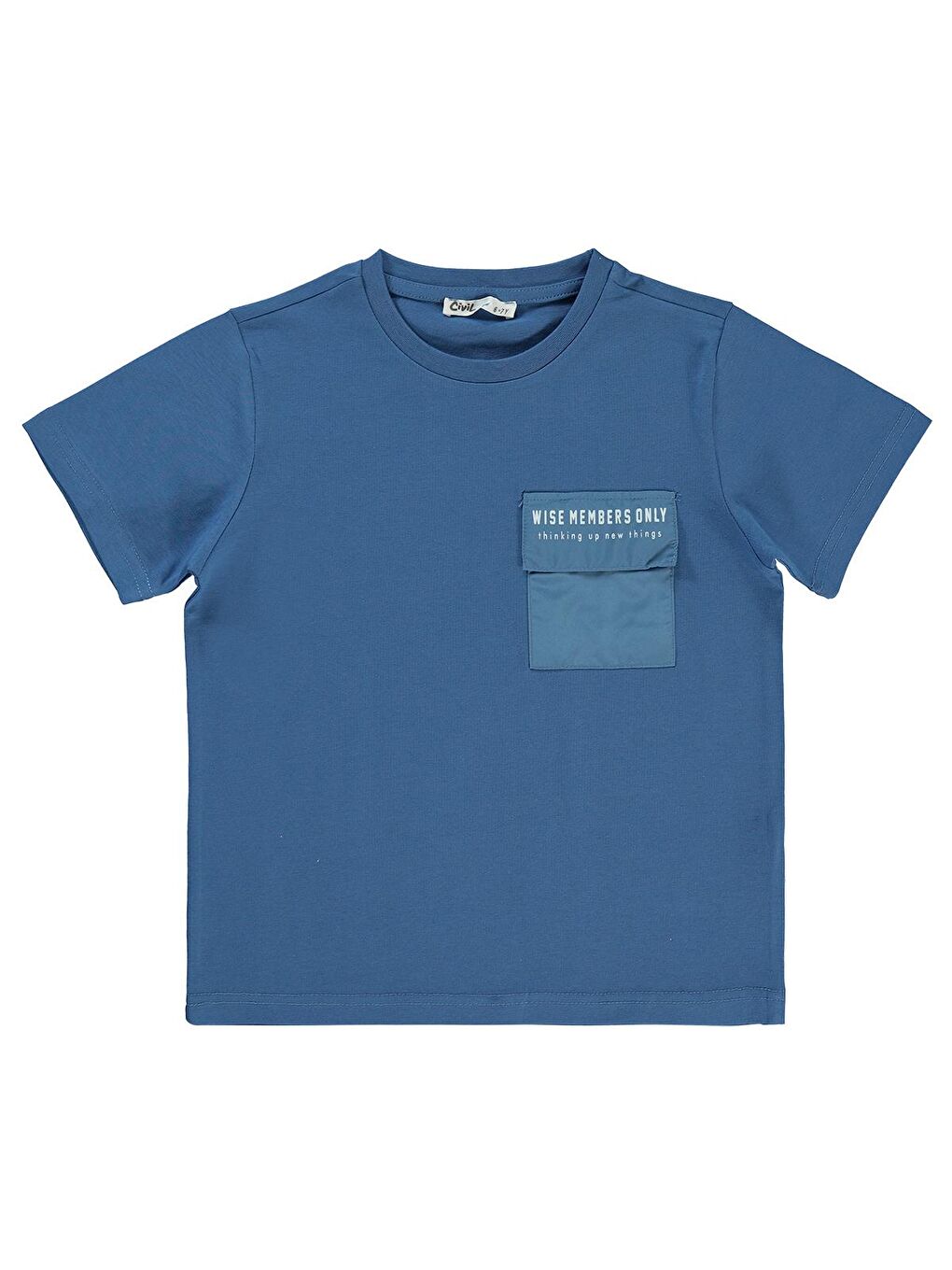 Boys Erkek Çocuk Tişört 6-9 Yaş İndigo