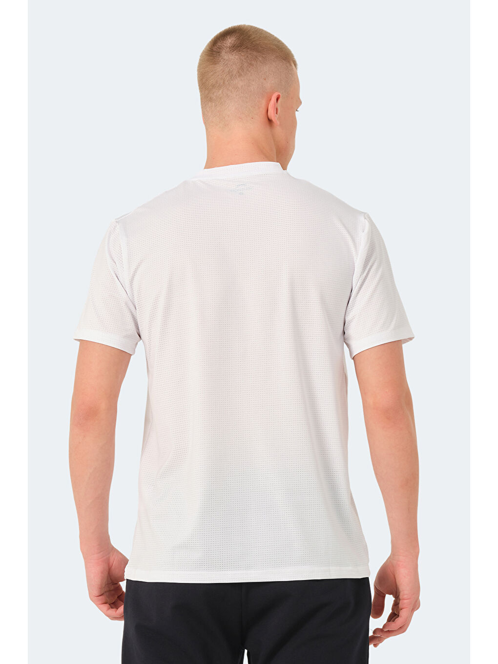 Karışık OSWIN 3 lü Set Erkek Tişört Beyaz - Gri - Siyah-4