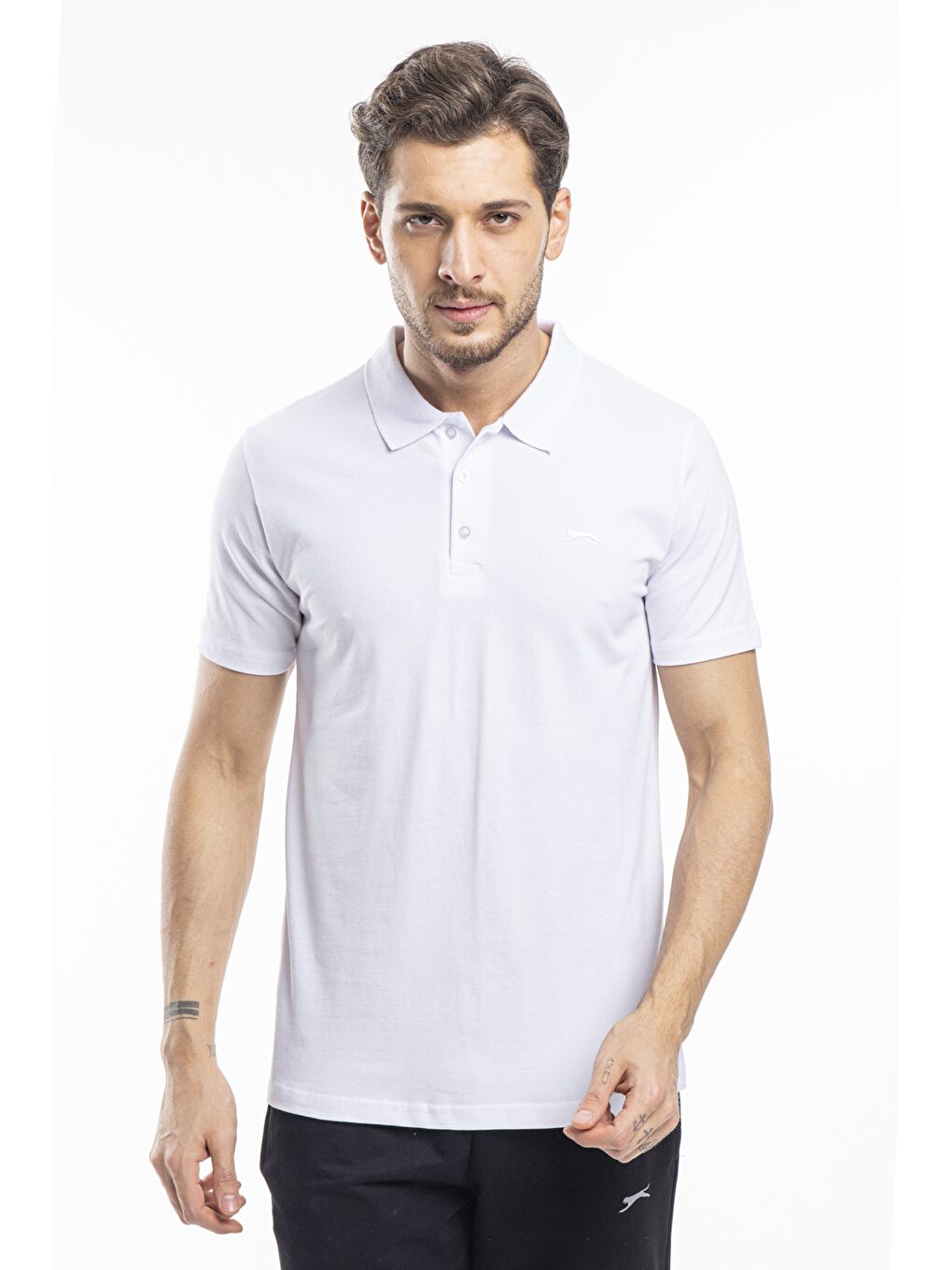 SOHO 3 lü Set Erkek %100 Pamuk Tişört Beyaz - Gri - Lacivert-1