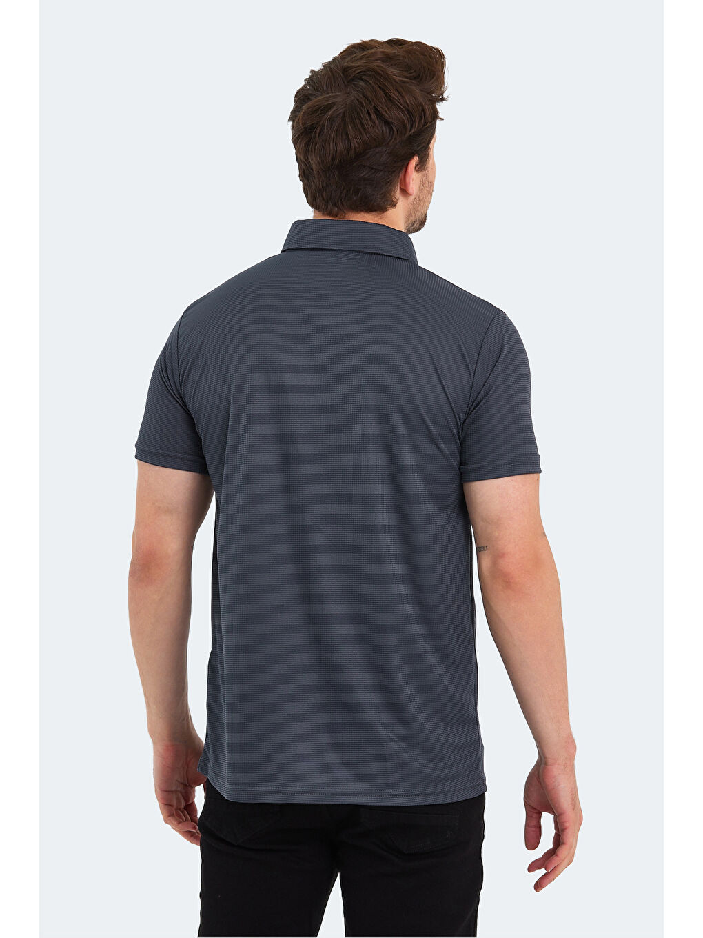 Karışık SLOAN 3 lü Set Erkek Beyaz - Siyah - Koyu Gri Tişört-5