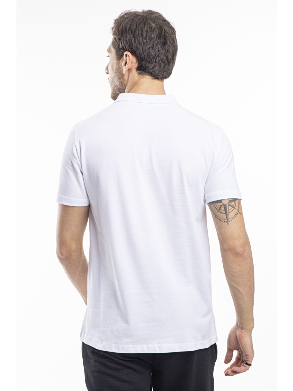 SOHO 3 lü Set Erkek %100 Pamuk Tişört Beyaz - Gri - Lacivert-4