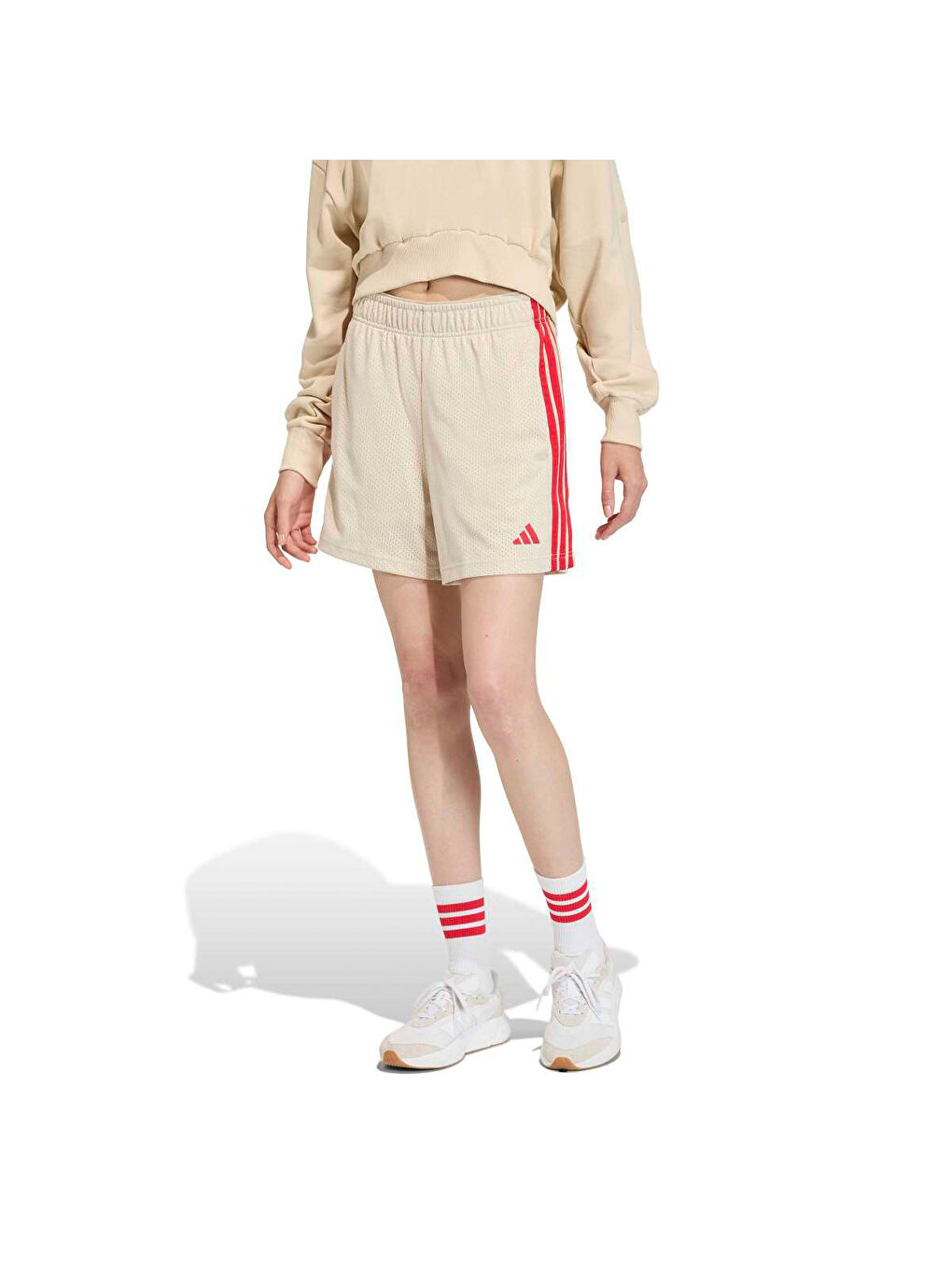 Stadium Kadın Ekru File Şort