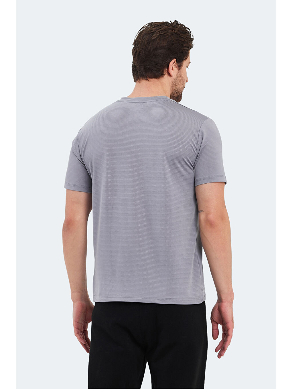 KATRINA 3 lü Set Erkek Tişört Beyaz - Siyah - Gri-5