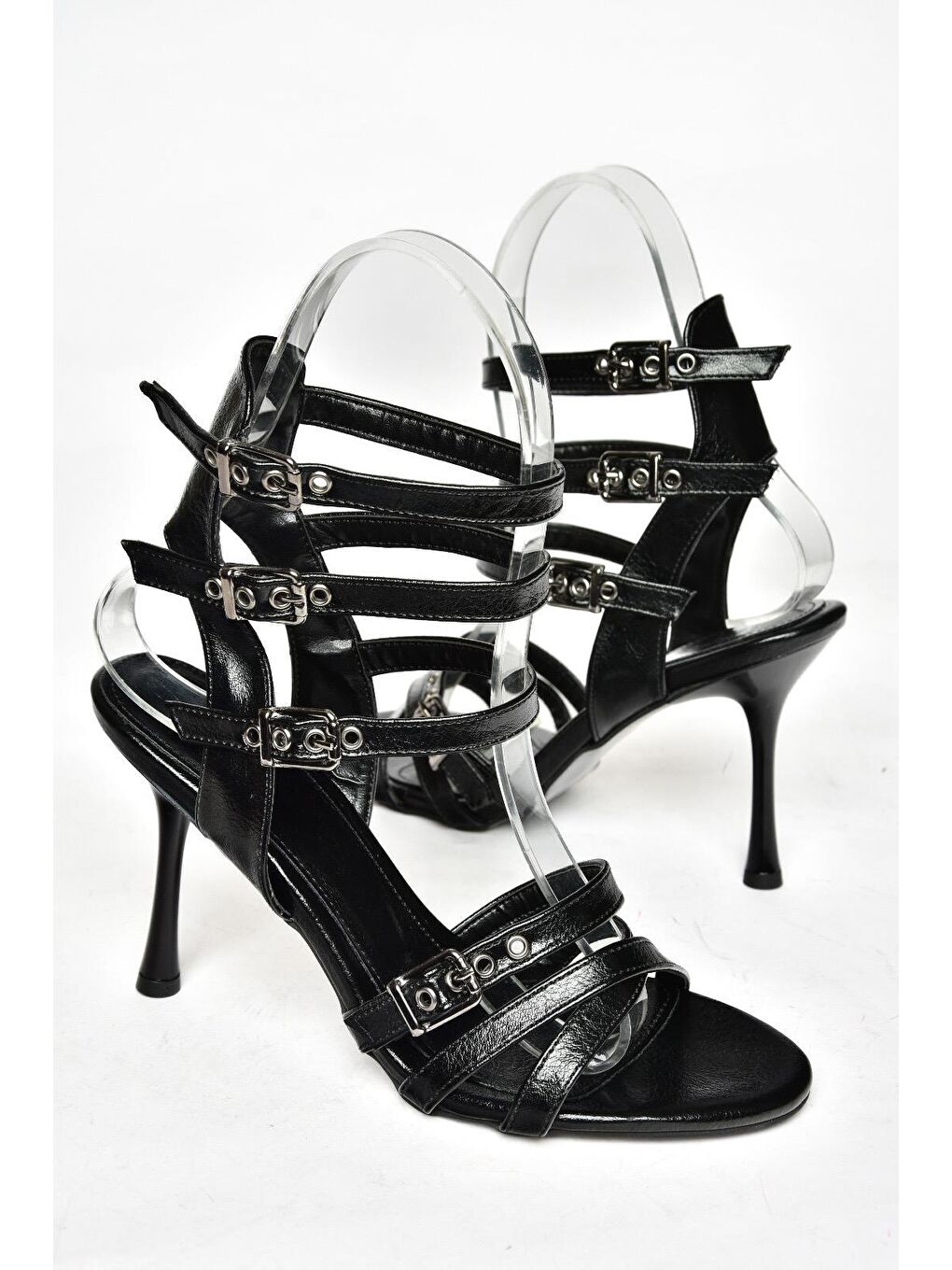 S7746401 Siyah Kadın Topuklu Ayakkabı-2