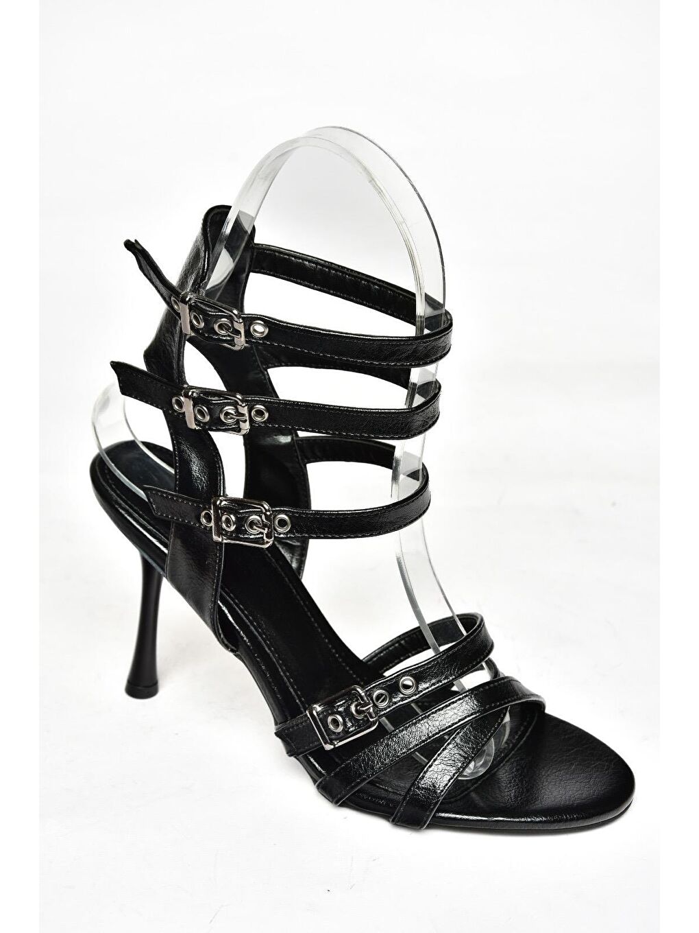 S7746401 Siyah Kadın Topuklu Ayakkabı-1