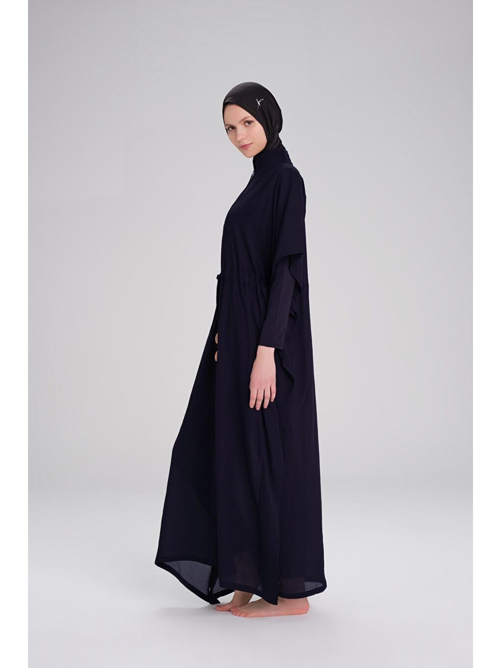 Lacivert Uzun Pareo 4049-2