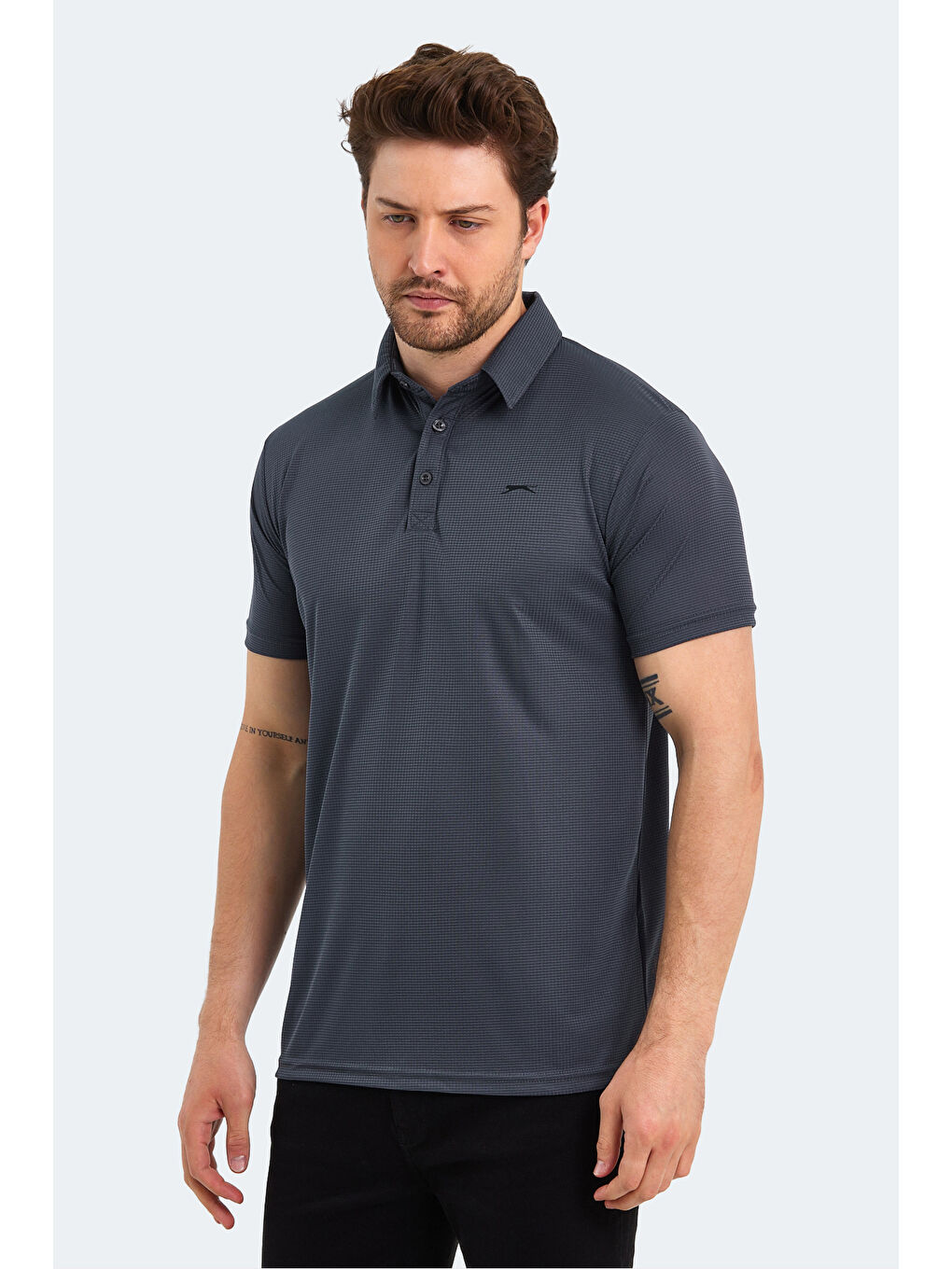 Karışık SLOAN 5 li Set Erkek Beyaz - Siyah - Koyu Gri - Saks Mavi - Yeşil Tişört-4